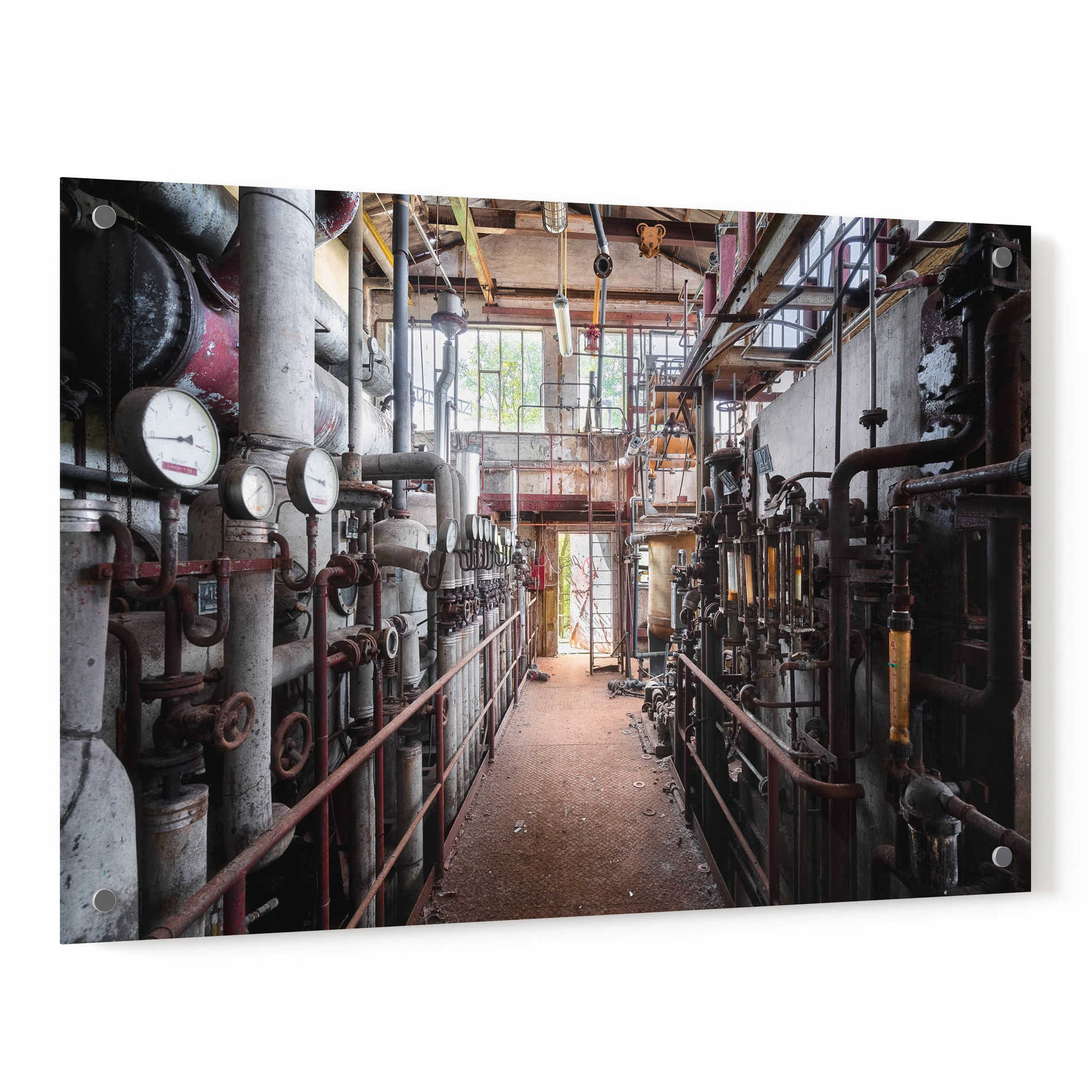 Epic Art 'Abandoned Industry' by Roman Robroek, Acrylic Glass Wall Art,36x24