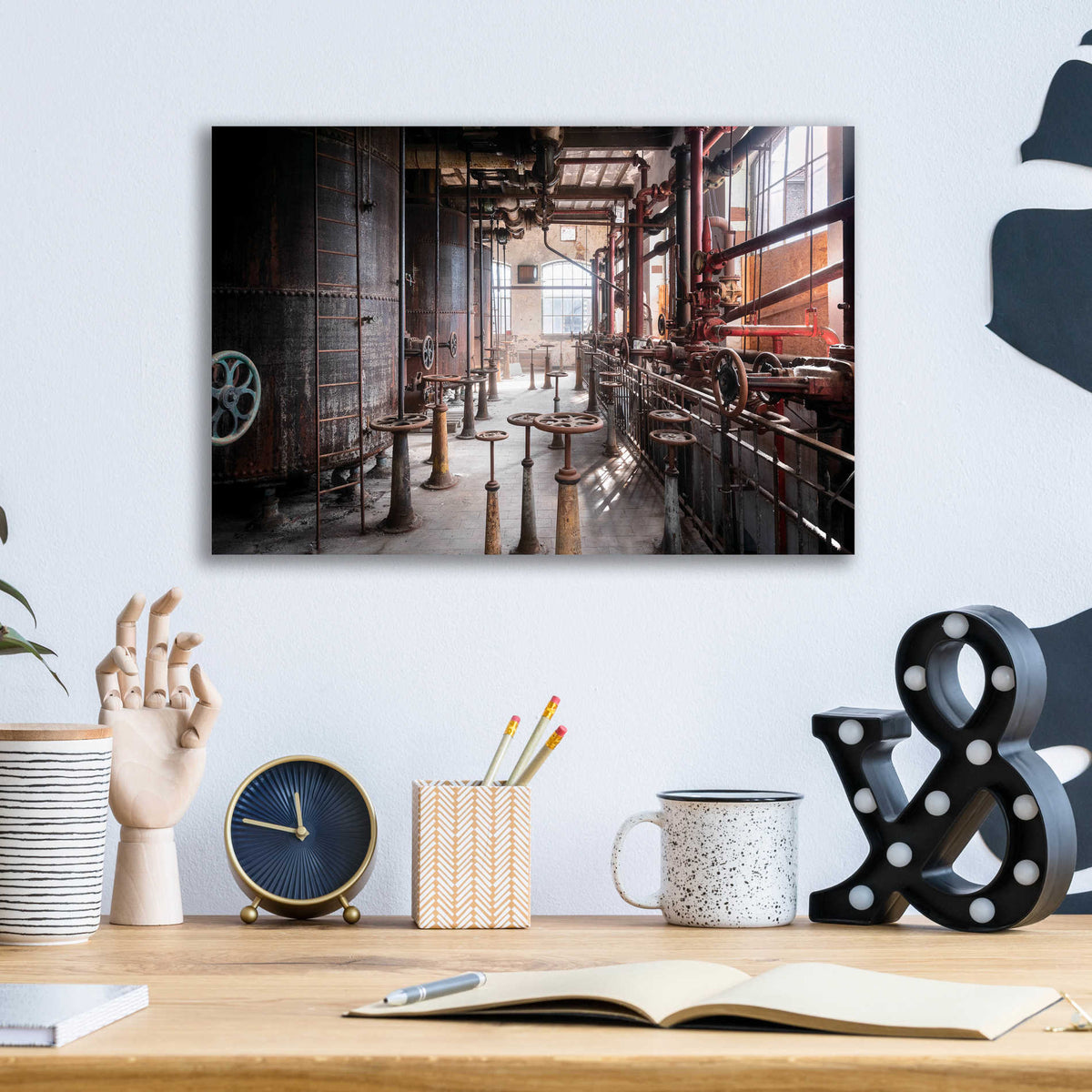 Epic Art 'Industrial Herritage' by Roman Robroek, Acrylic Glass Wall Art,16x12