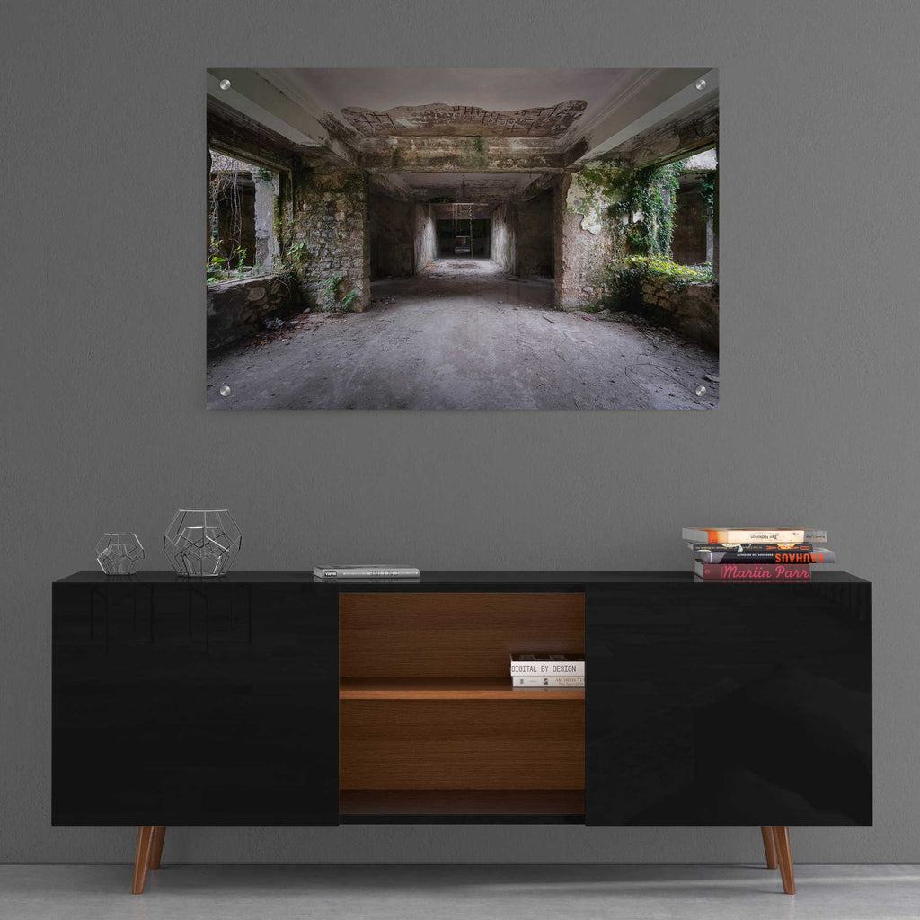 Epic Art 'Scary Dark Hall' by Roman Robroek, Acrylic Glass Wall Art,36x24