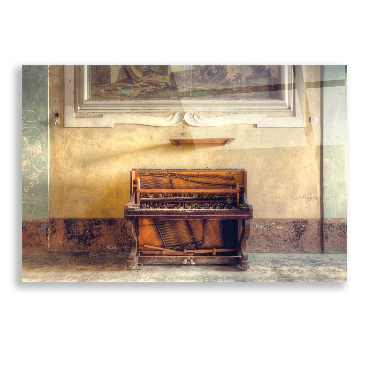 Epic Art 'The Piano' by Roman Robroek, Acrylic Glass Wall Art,24x16