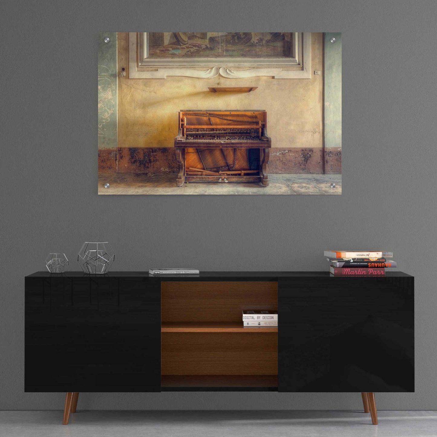 Epic Art 'The Piano' by Roman Robroek, Acrylic Glass Wall Art,36x24