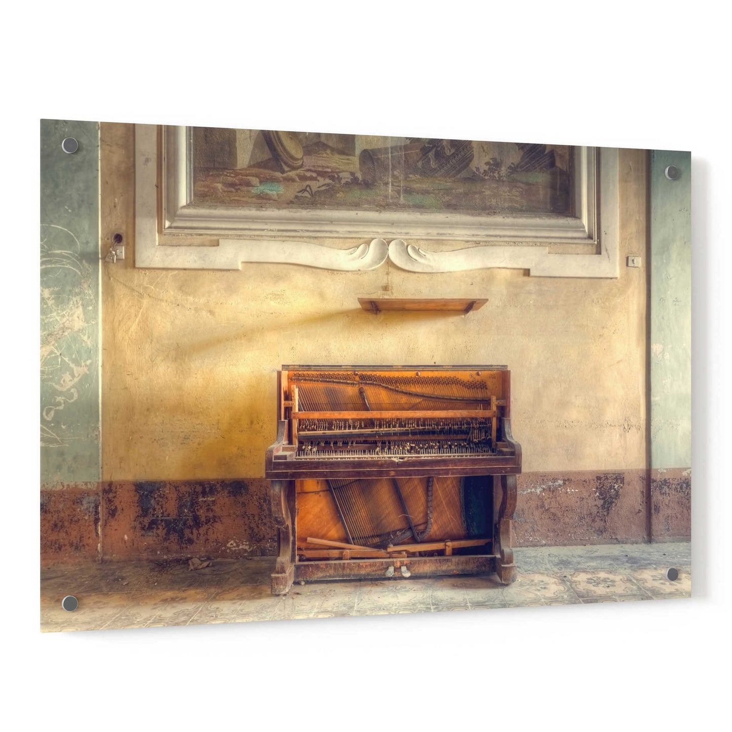 Epic Art 'The Piano' by Roman Robroek, Acrylic Glass Wall Art,36x24