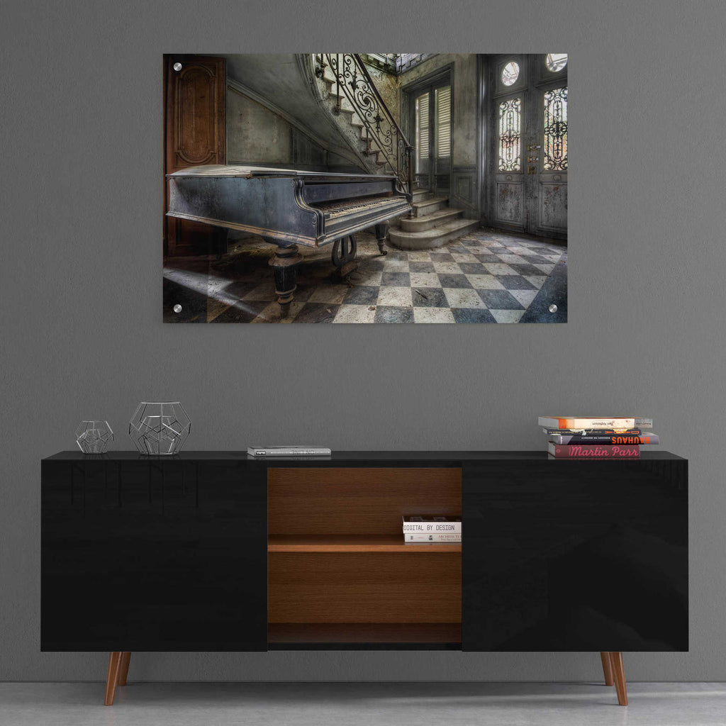 Epic Art 'Piano Hall' by Roman Robroek, Acrylic Glass Wall Art,36x24