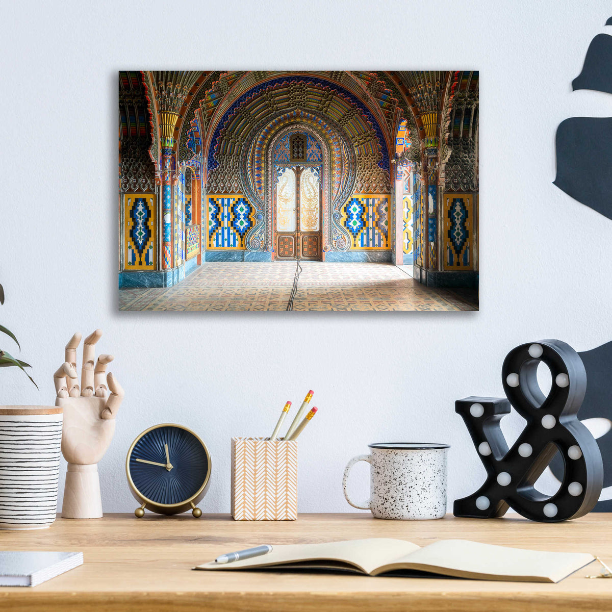 Epic Art 'Castle of Sammezzano II' by Roman Robroek, Acrylic Glass Wall Art,16x12