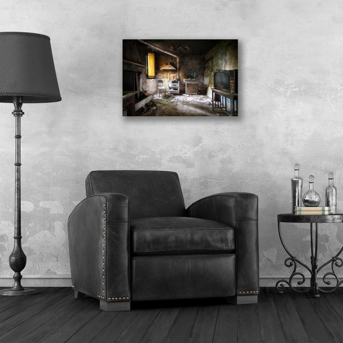 Epic Art 'Vintage Kitchen' by Roman Robroek, Acrylic Glass Wall Art,24x16