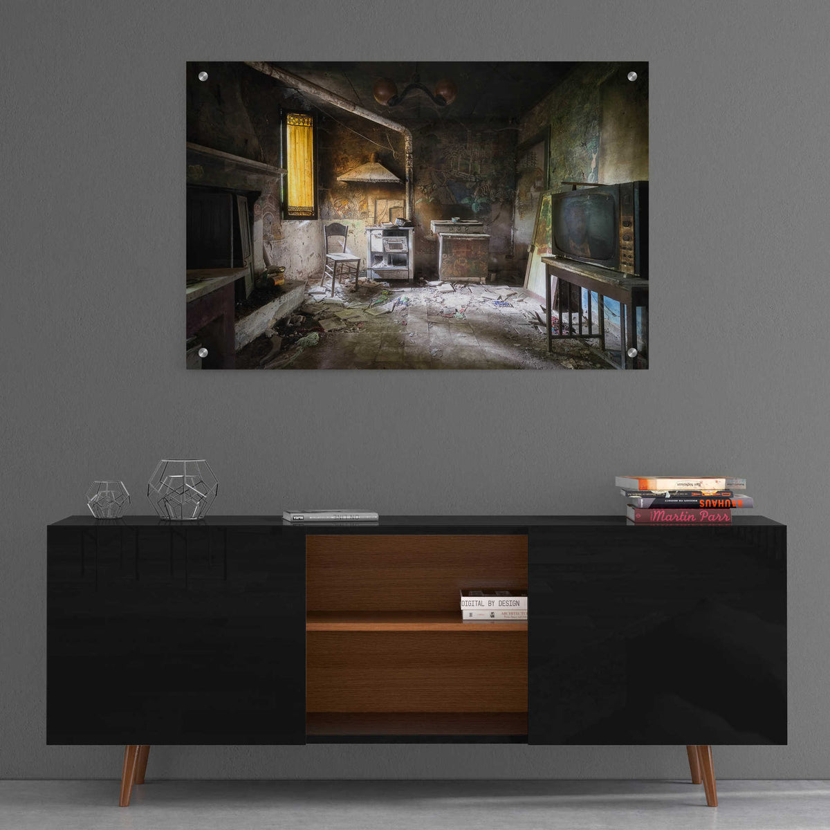 Epic Art 'Vintage Kitchen' by Roman Robroek, Acrylic Glass Wall Art,36x24