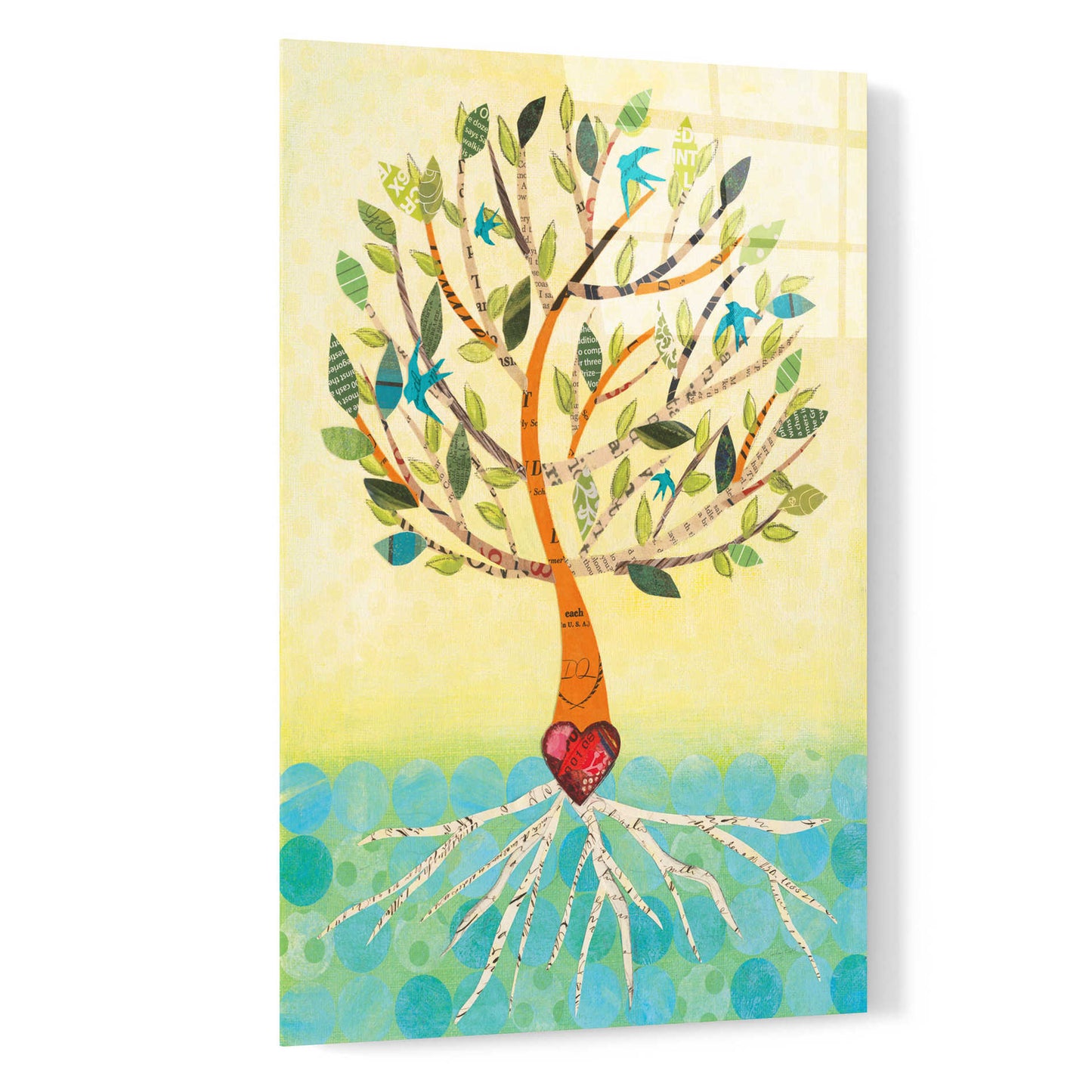 Epic Art 'Tree of Life II' by Courtney Prahl, Acrylic Glass Wall Art,16x24