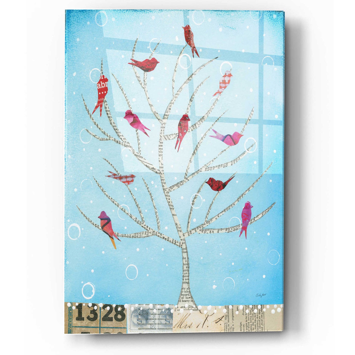 Epic Art 'The Seasons IV' by Courtney Prahl, Acrylic Glass Wall Art,12x16