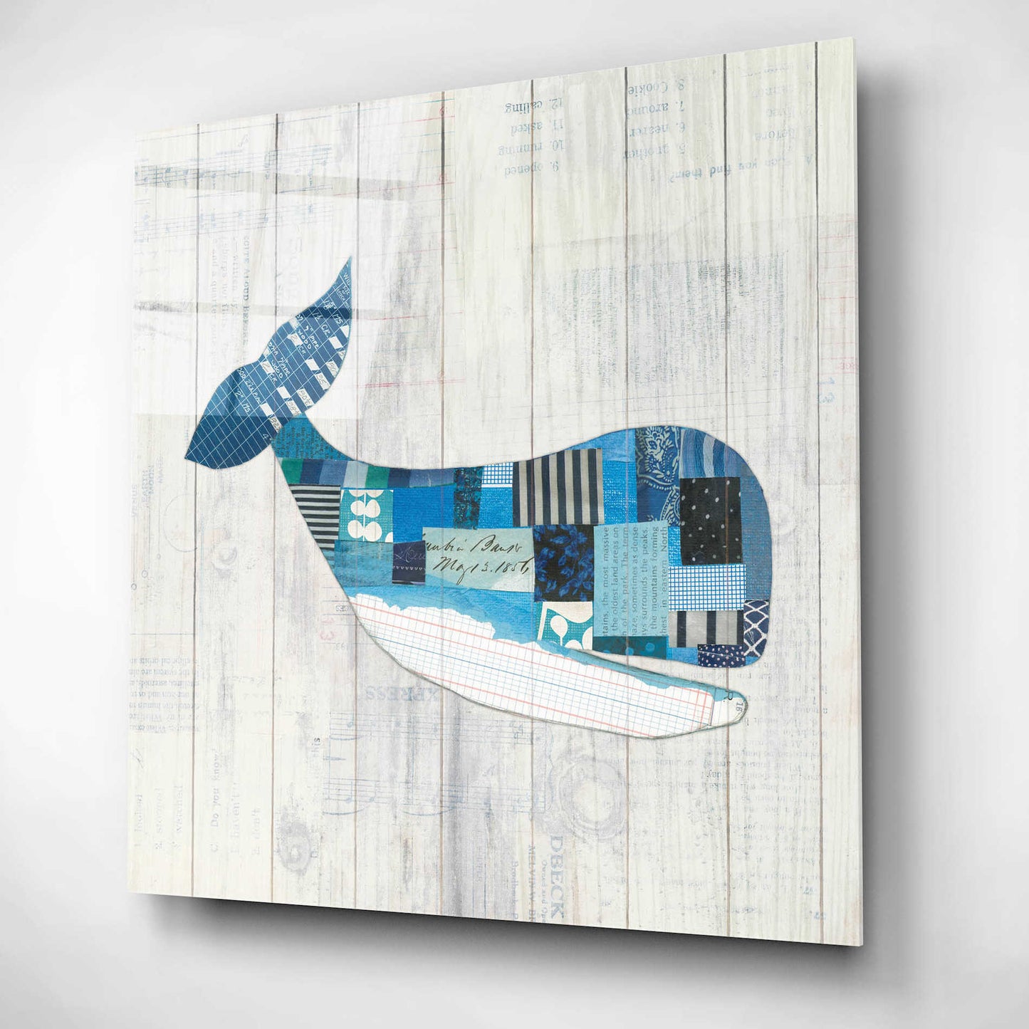 Epic Art 'Wind and Waves II Nautical' by Courtney Prahl, Acrylic Glass Wall Art,12x12