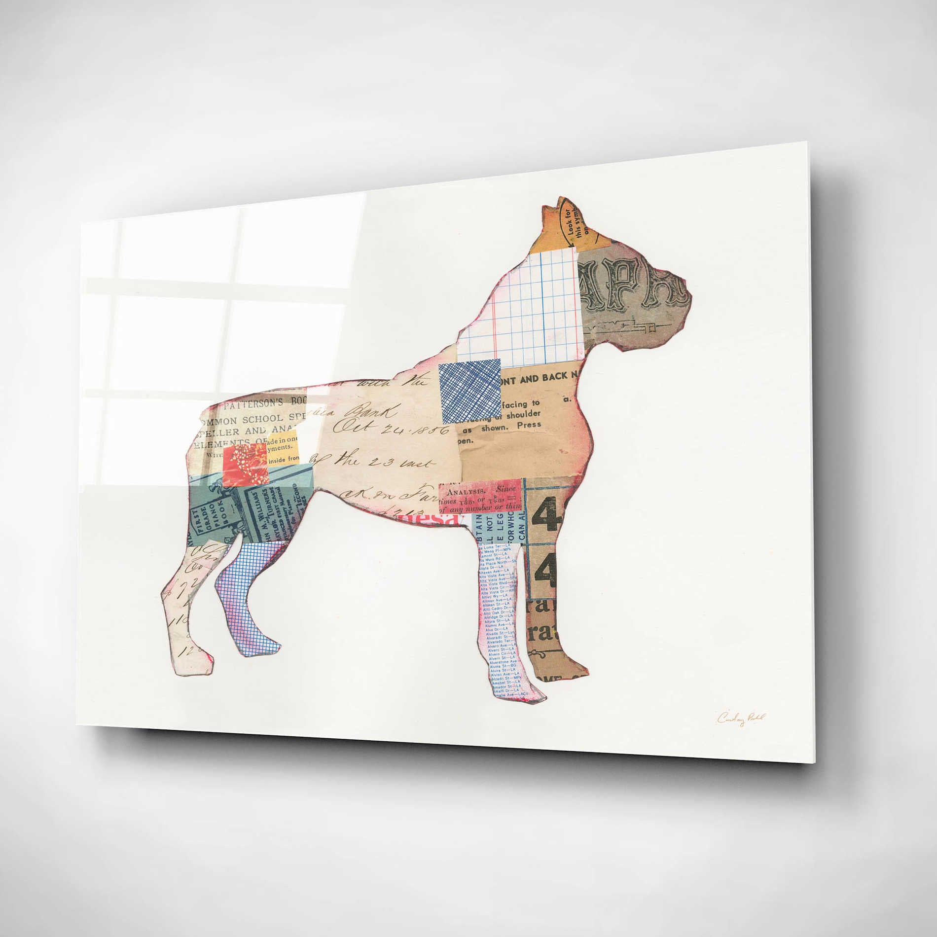 Epic Art 'Good Dog I' by Courtney Prahl, Acrylic Glass Wall Art,16x12
