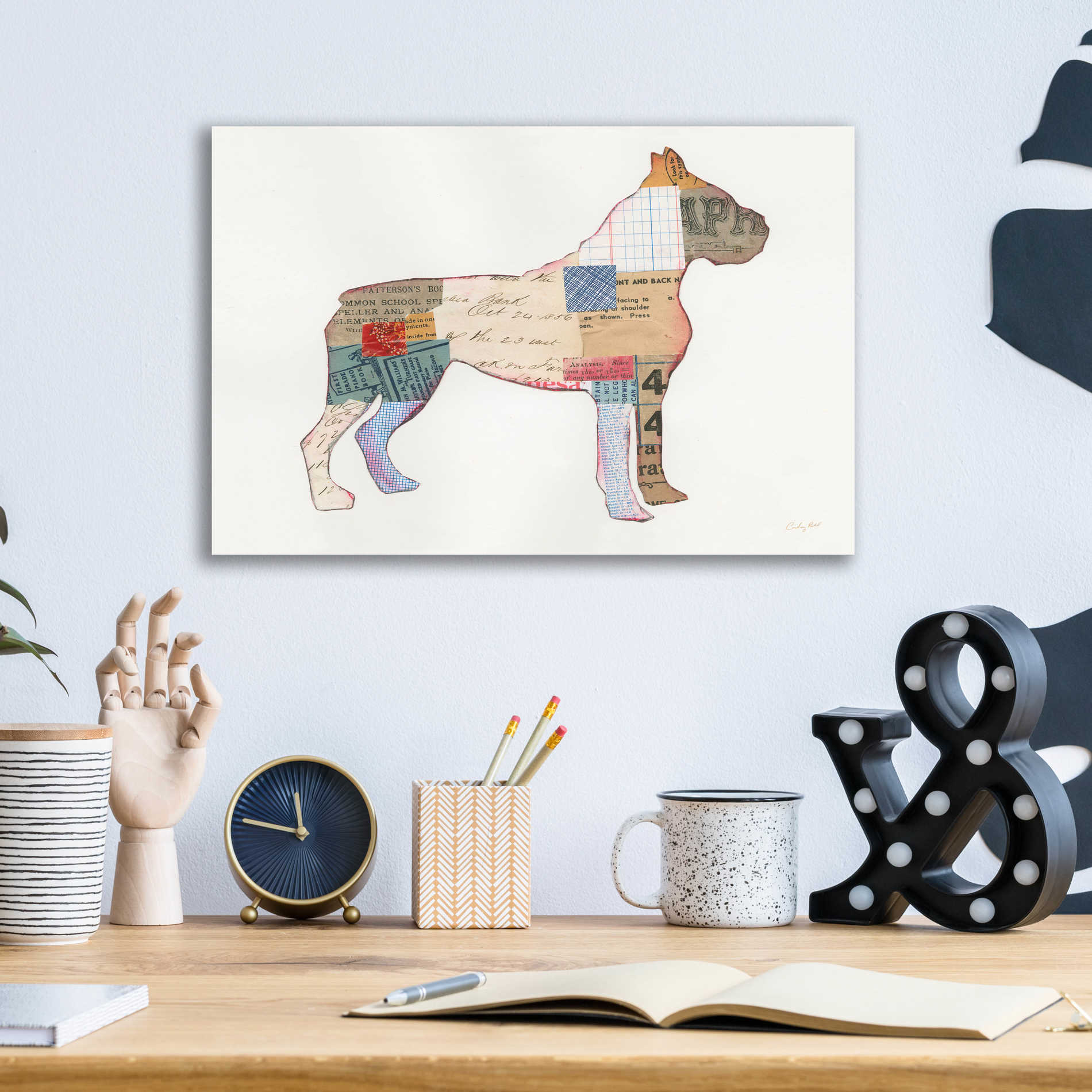 Epic Art 'Good Dog I' by Courtney Prahl, Acrylic Glass Wall Art,16x12