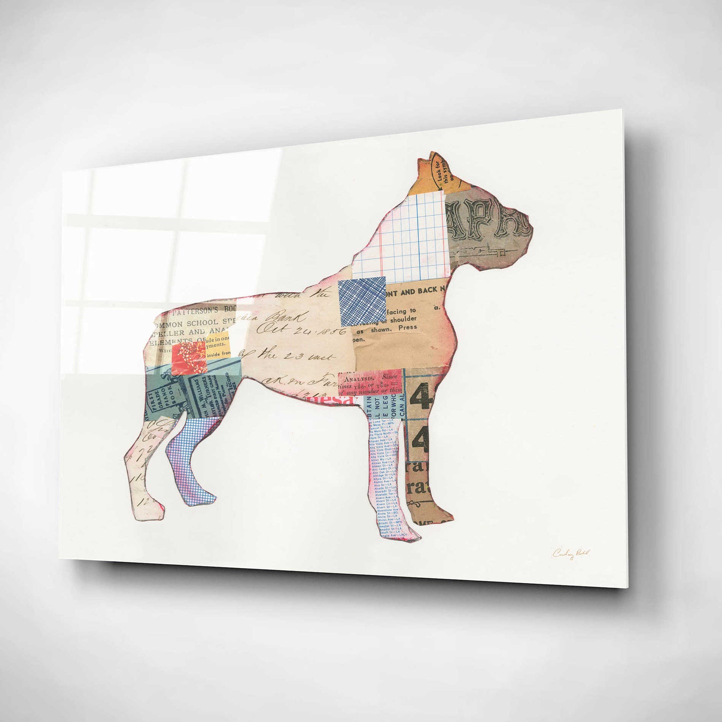 Epic Art 'Good Dog I' by Courtney Prahl, Acrylic Glass Wall Art,24x16