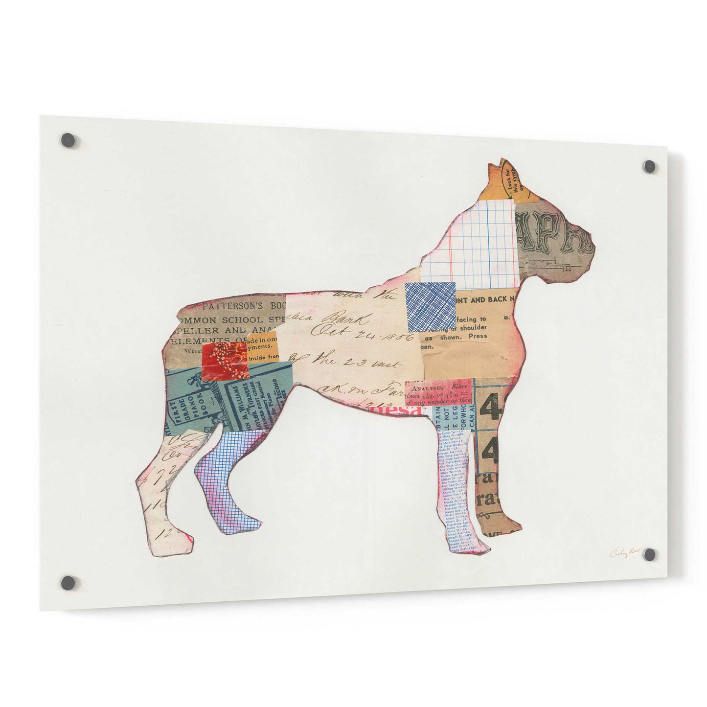 Epic Art 'Good Dog I' by Courtney Prahl, Acrylic Glass Wall Art,36x24