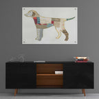 Epic Art 'Good Dog II' by Courtney Prahl, Acrylic Glass Wall Art,36x24
