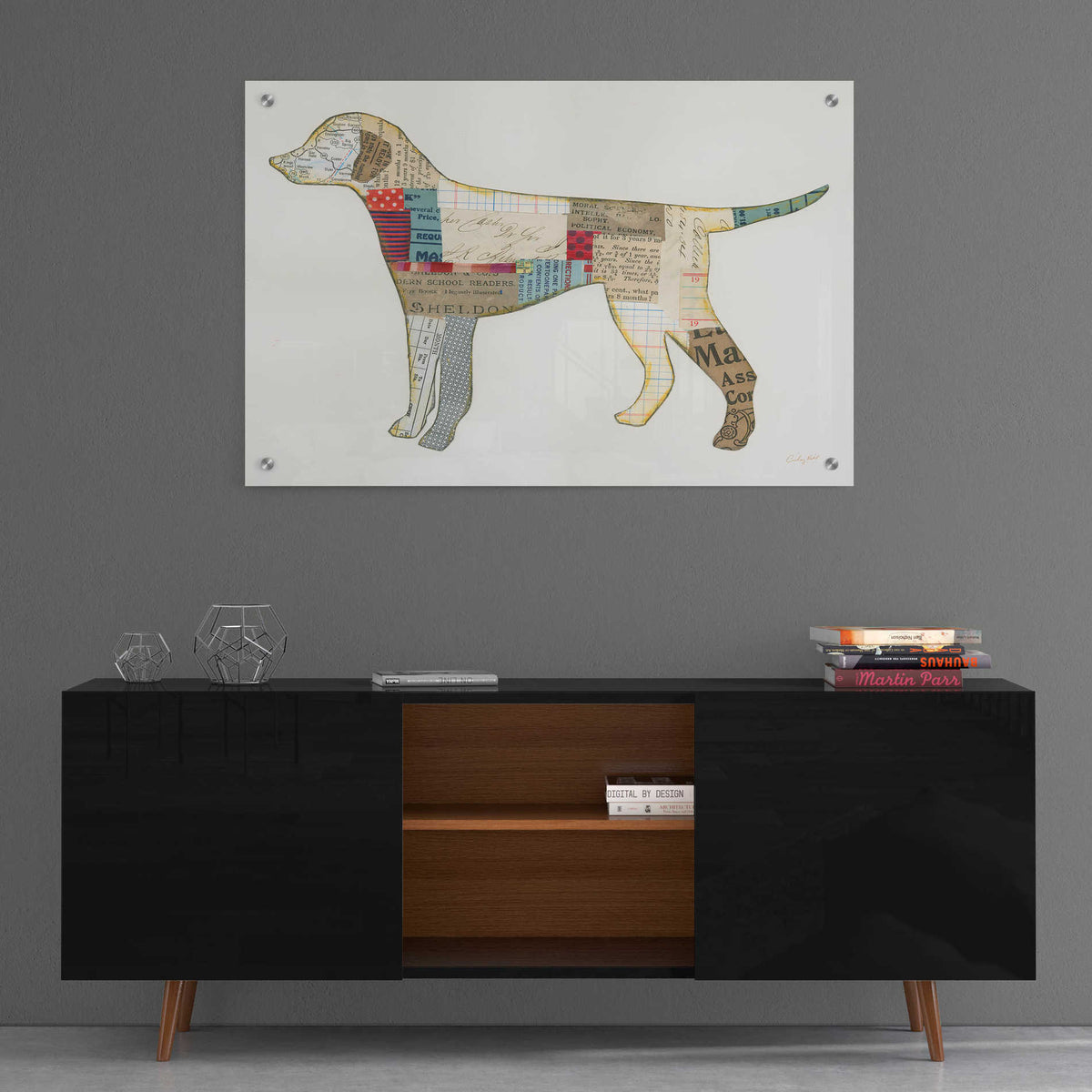 Epic Art 'Good Dog II' by Courtney Prahl, Acrylic Glass Wall Art,36x24