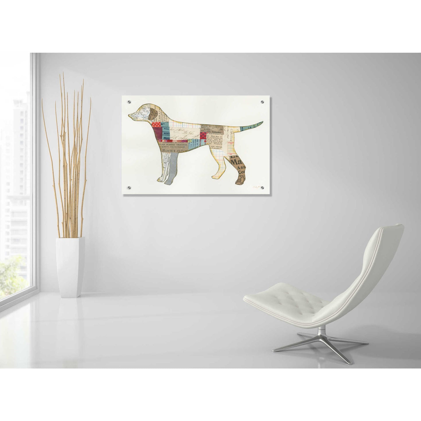 Epic Art 'Good Dog II' by Courtney Prahl, Acrylic Glass Wall Art,36x24