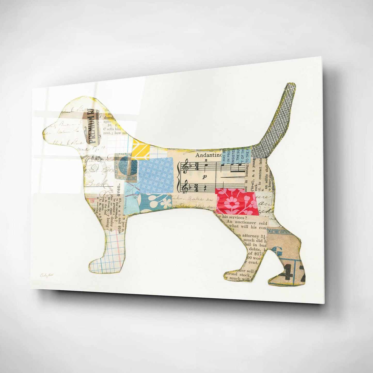 Epic Art 'Good Dog IV' by Courtney Prahl, Acrylic Glass Wall Art,16x12