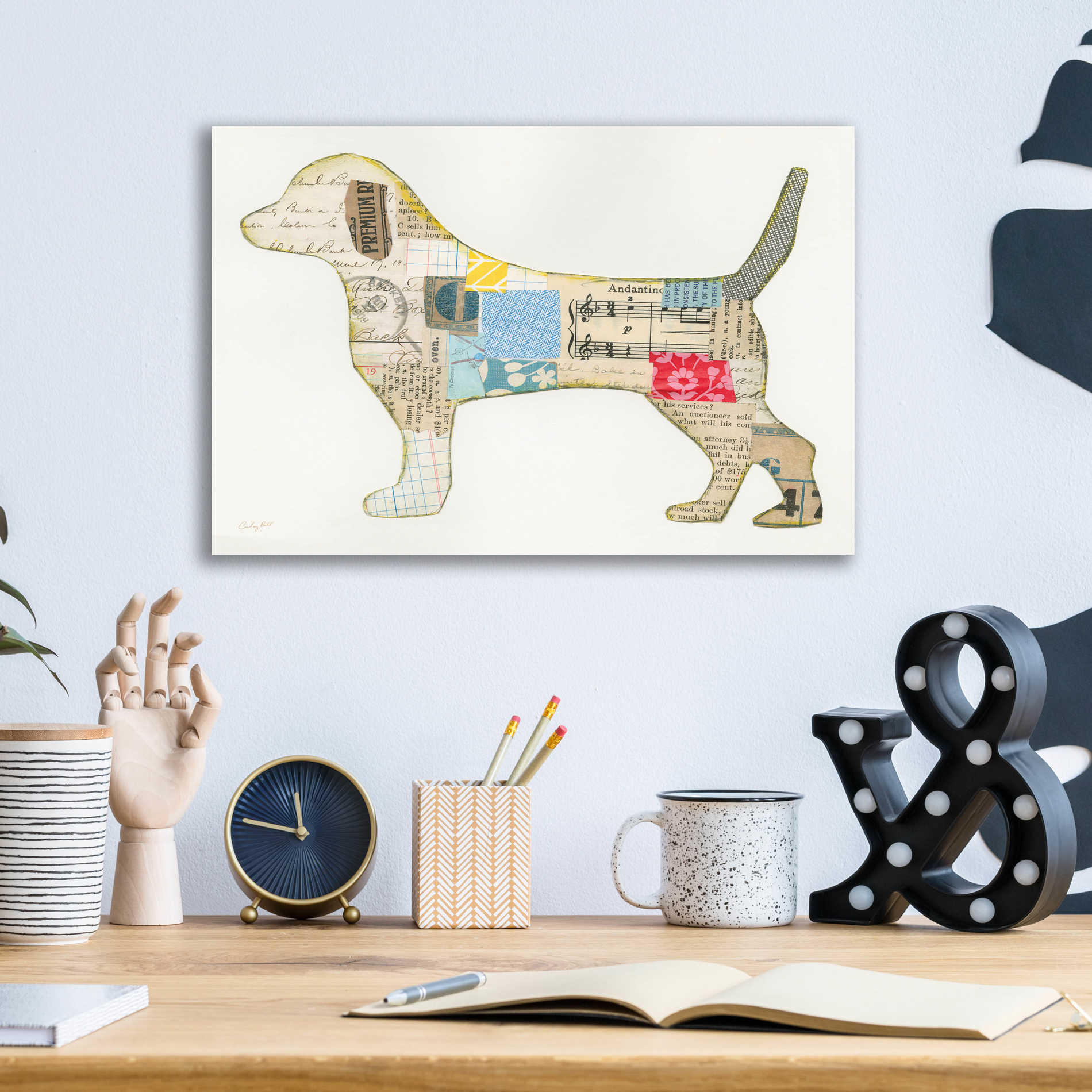 Epic Art 'Good Dog IV' by Courtney Prahl, Acrylic Glass Wall Art,16x12