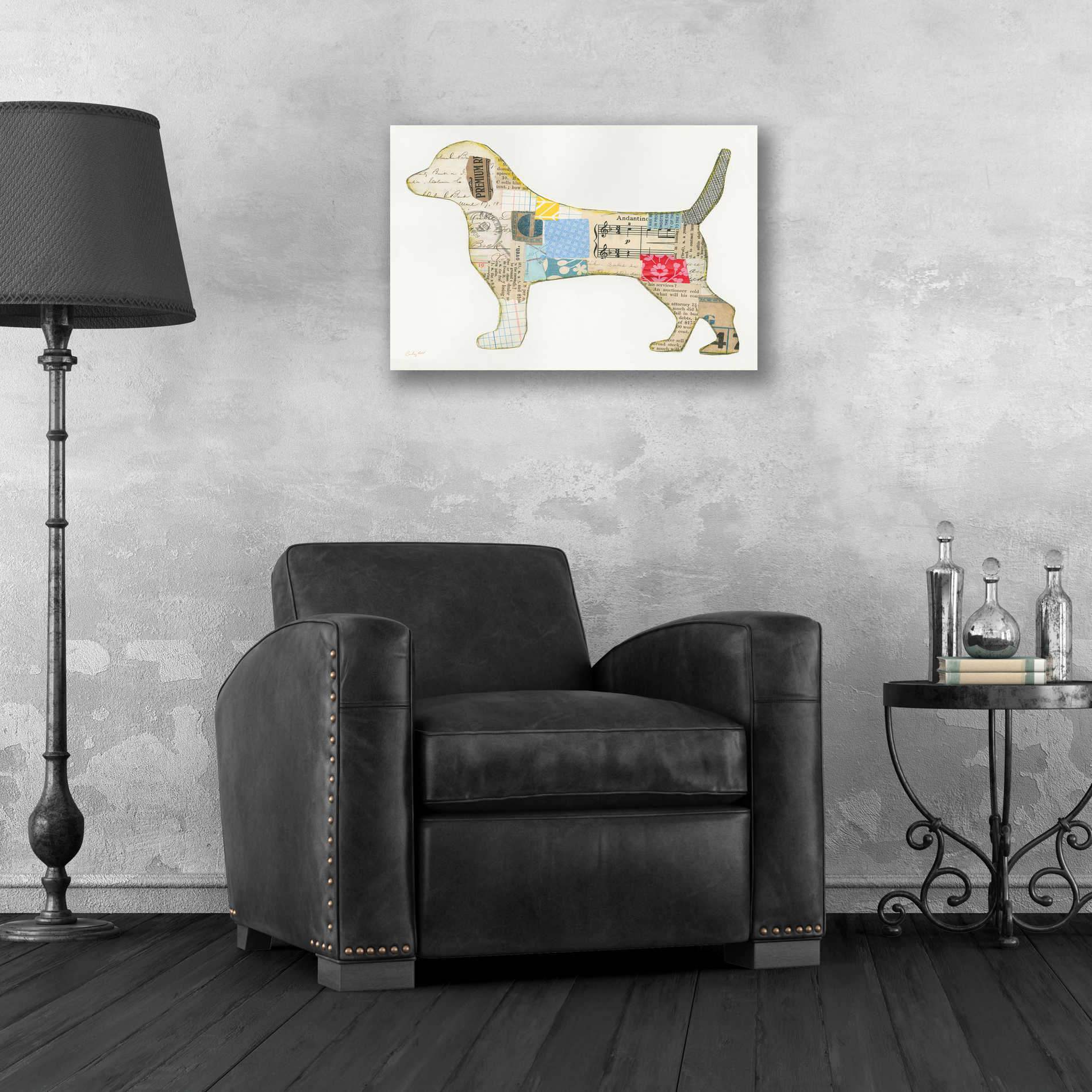 Epic Art 'Good Dog IV' by Courtney Prahl, Acrylic Glass Wall Art,24x16
