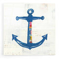 Epic Art 'Nautical Collage III on Newsprint' by Courtney Prahl, Acrylic Glass Wall Art