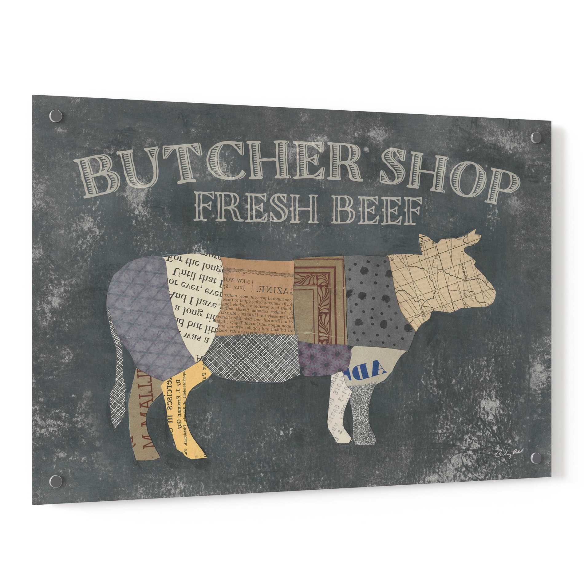 Epic Art 'From the Butcher XIII' by Courtney Prahl, Acrylic Glass Wall Art,36x24