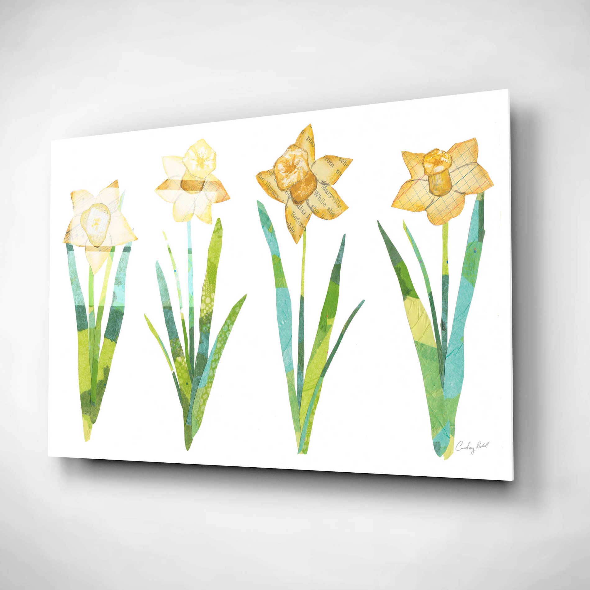 Epic Art 'Spring Has Sprung VII' by Courtney Prahl, Acrylic Glass Wall Art,16x12