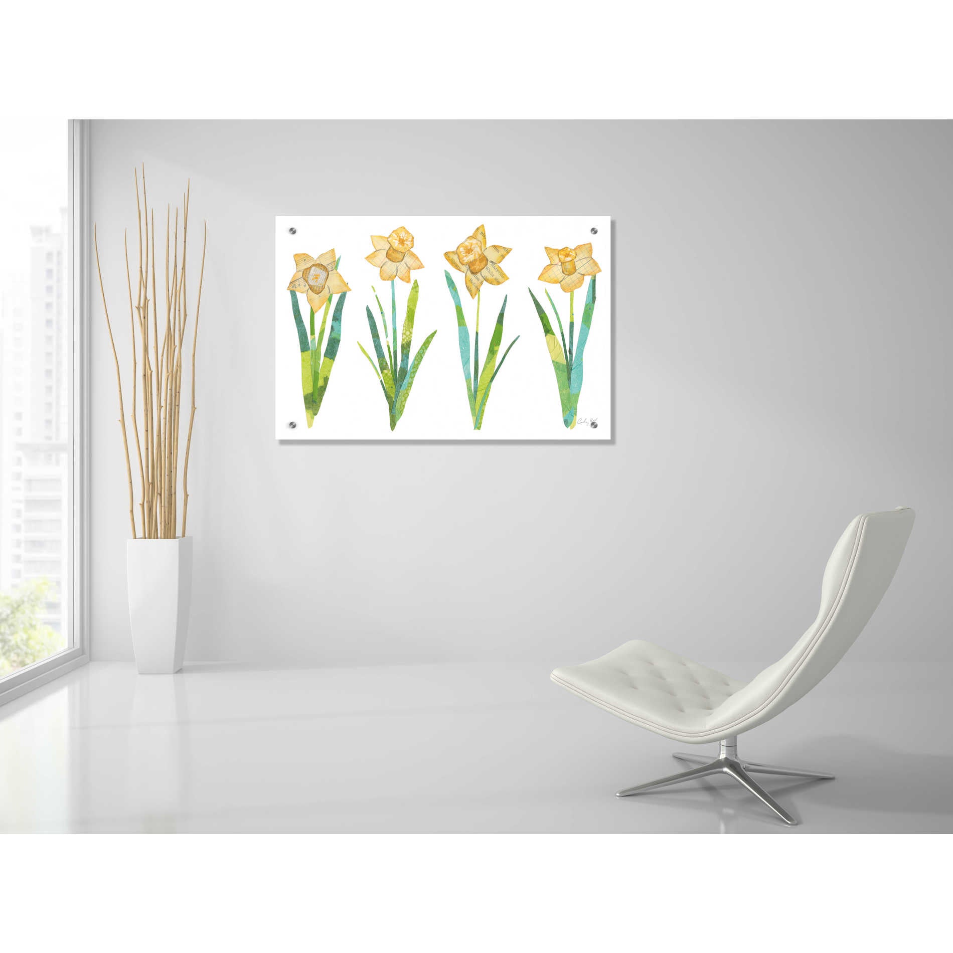 Epic Art 'Spring Has Sprung VII' by Courtney Prahl, Acrylic Glass Wall Art,36x24