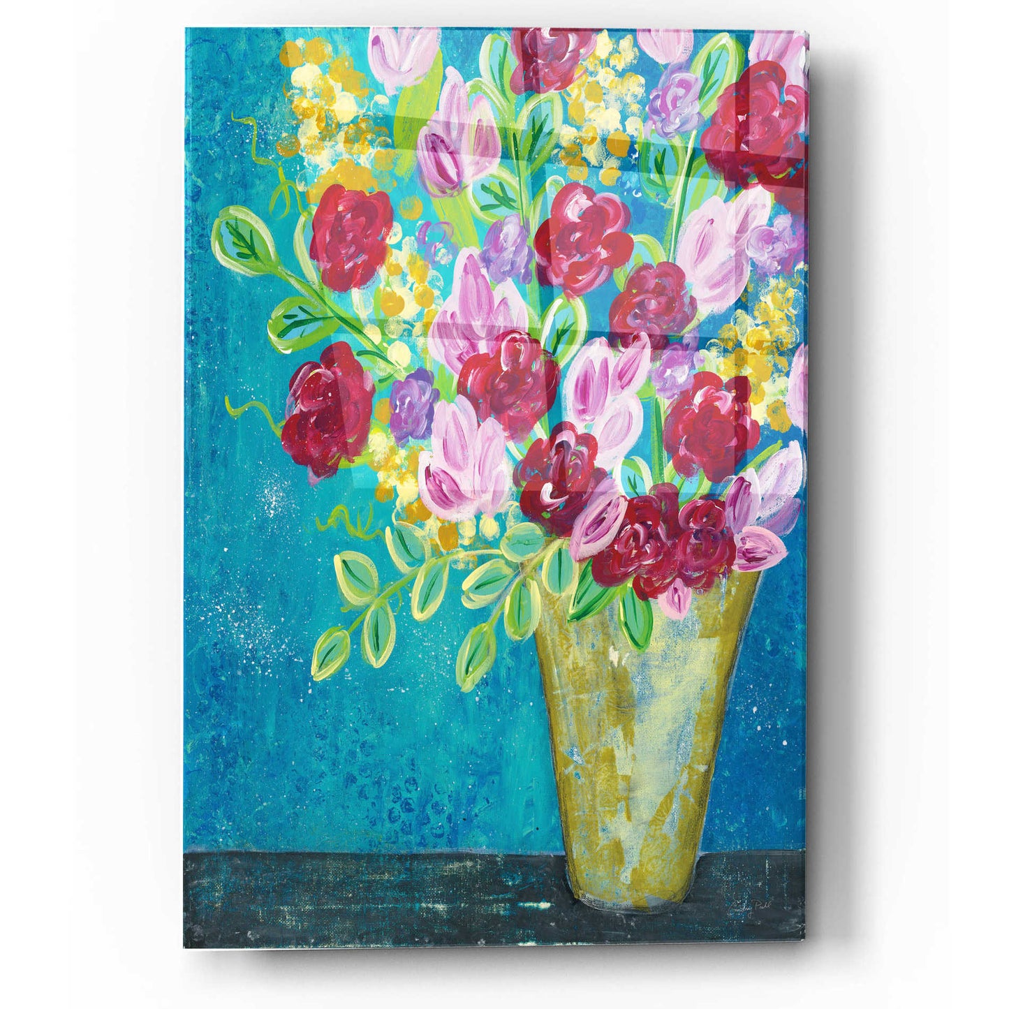 Epic Art 'Bright Summer' by Courtney Prahl, Acrylic Glass Wall Art,12x16