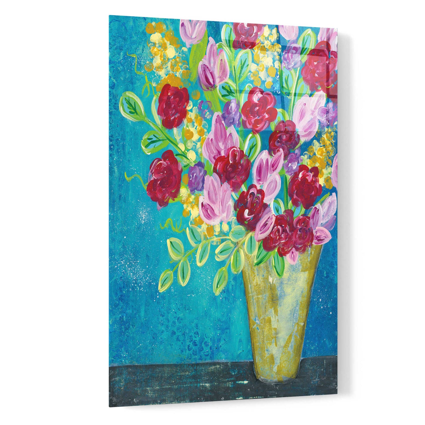 Epic Art 'Bright Summer' by Courtney Prahl, Acrylic Glass Wall Art,16x24