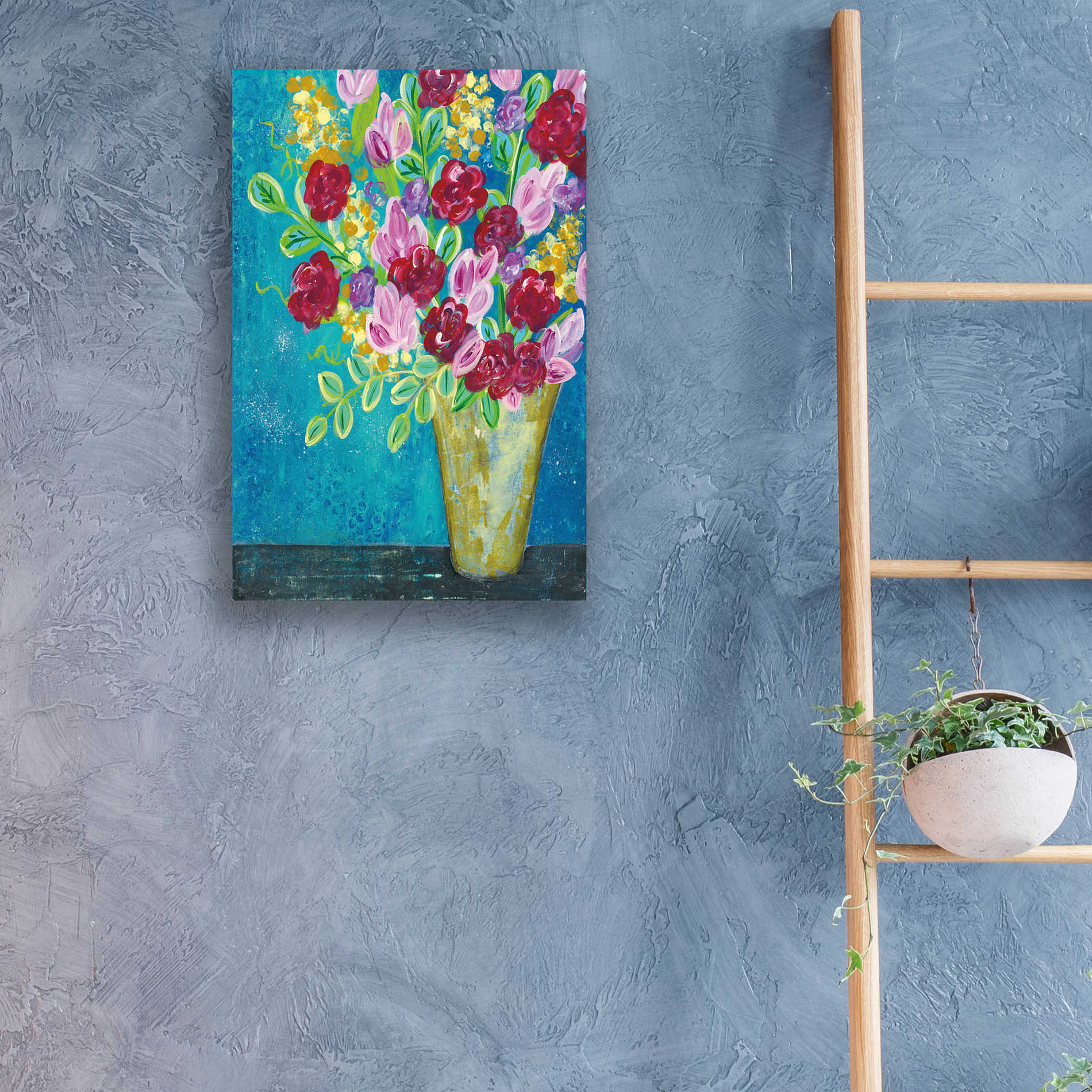 Epic Art 'Bright Summer' by Courtney Prahl, Acrylic Glass Wall Art,16x24