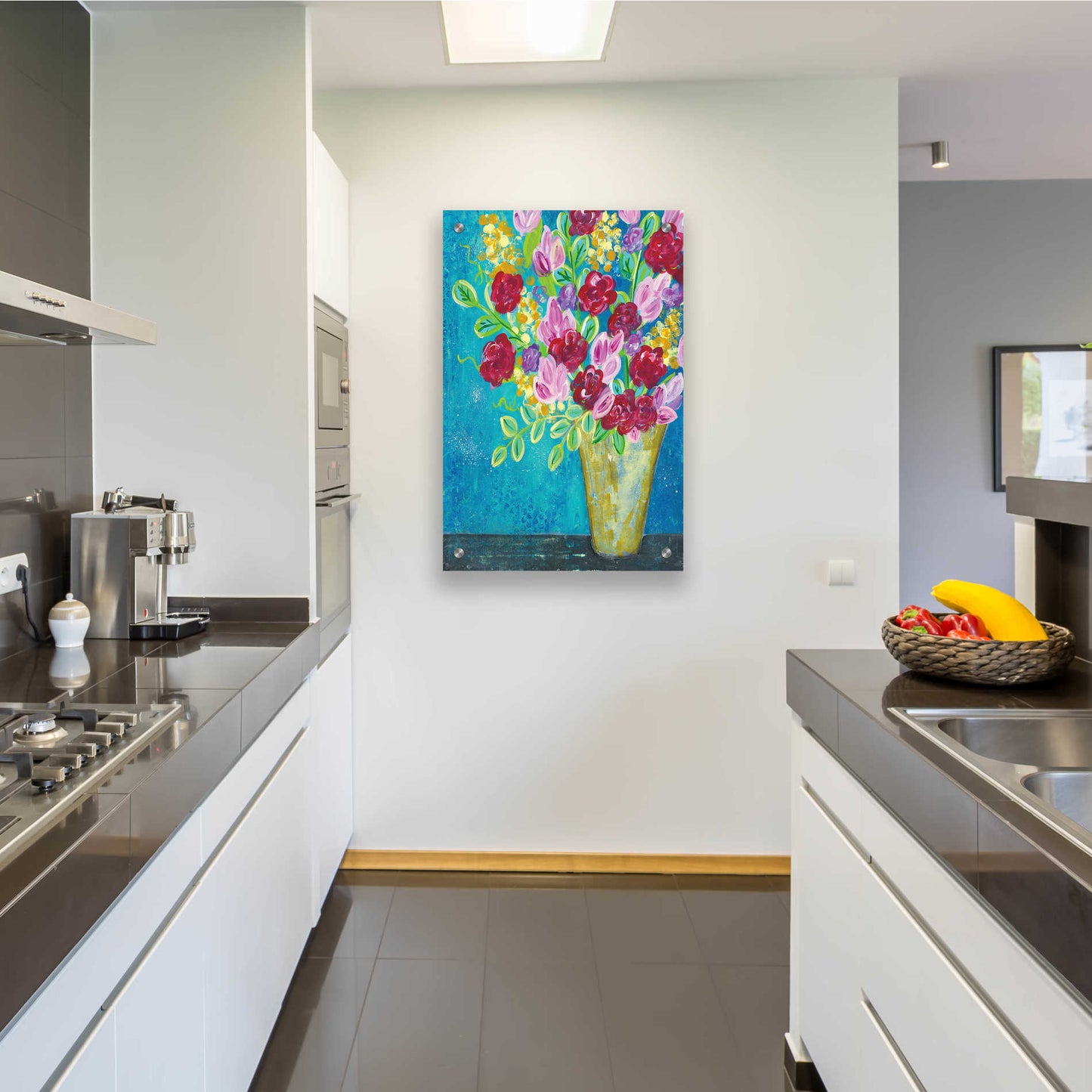 Epic Art 'Bright Summer' by Courtney Prahl, Acrylic Glass Wall Art,24x36