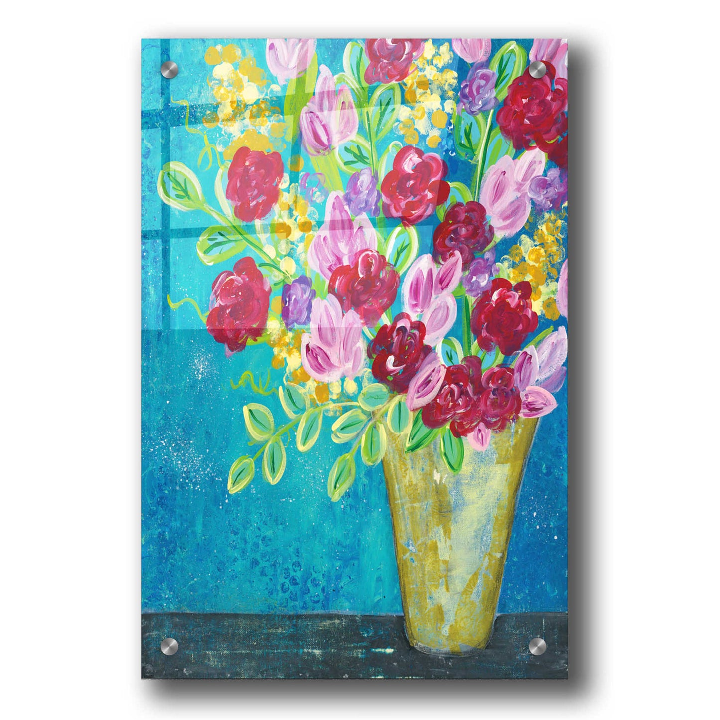 Epic Art 'Bright Summer' by Courtney Prahl, Acrylic Glass Wall Art,24x36