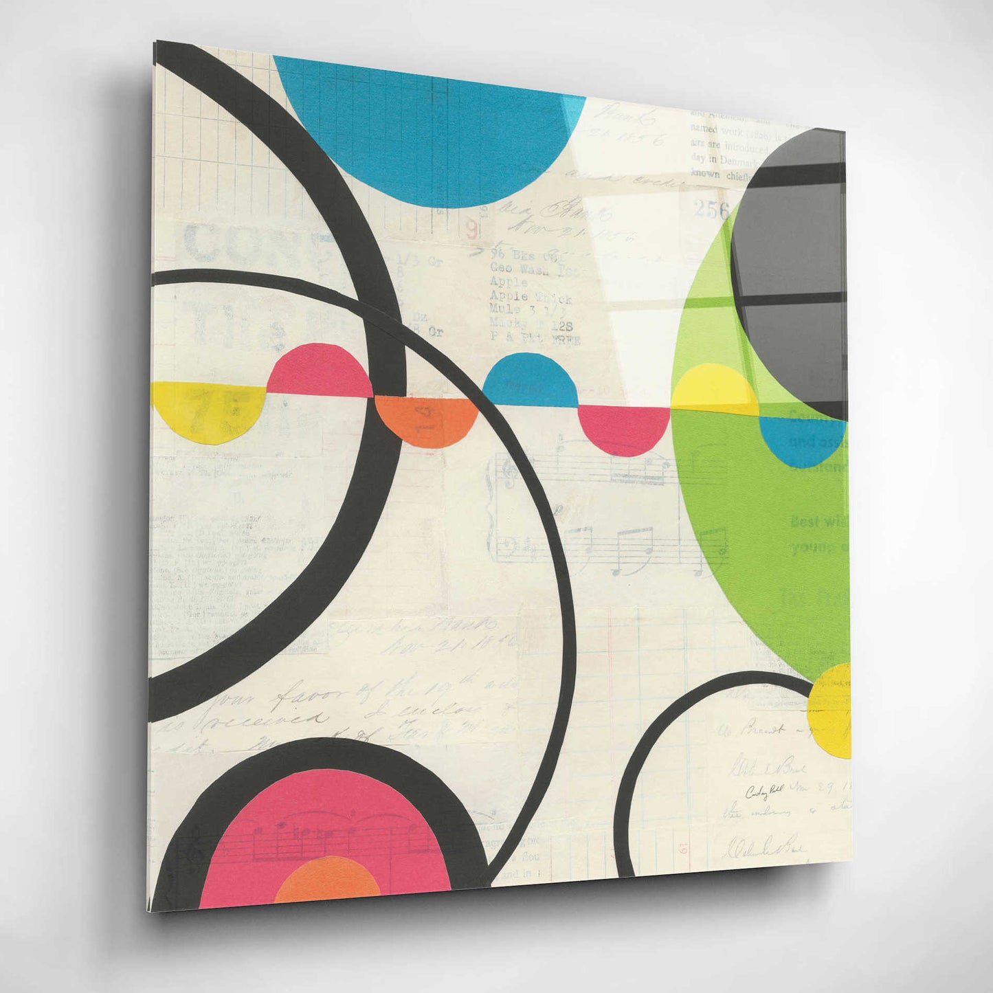 Epic Art 'Roundabout II' by Courtney Prahl, Acrylic Glass Wall Art,12x12