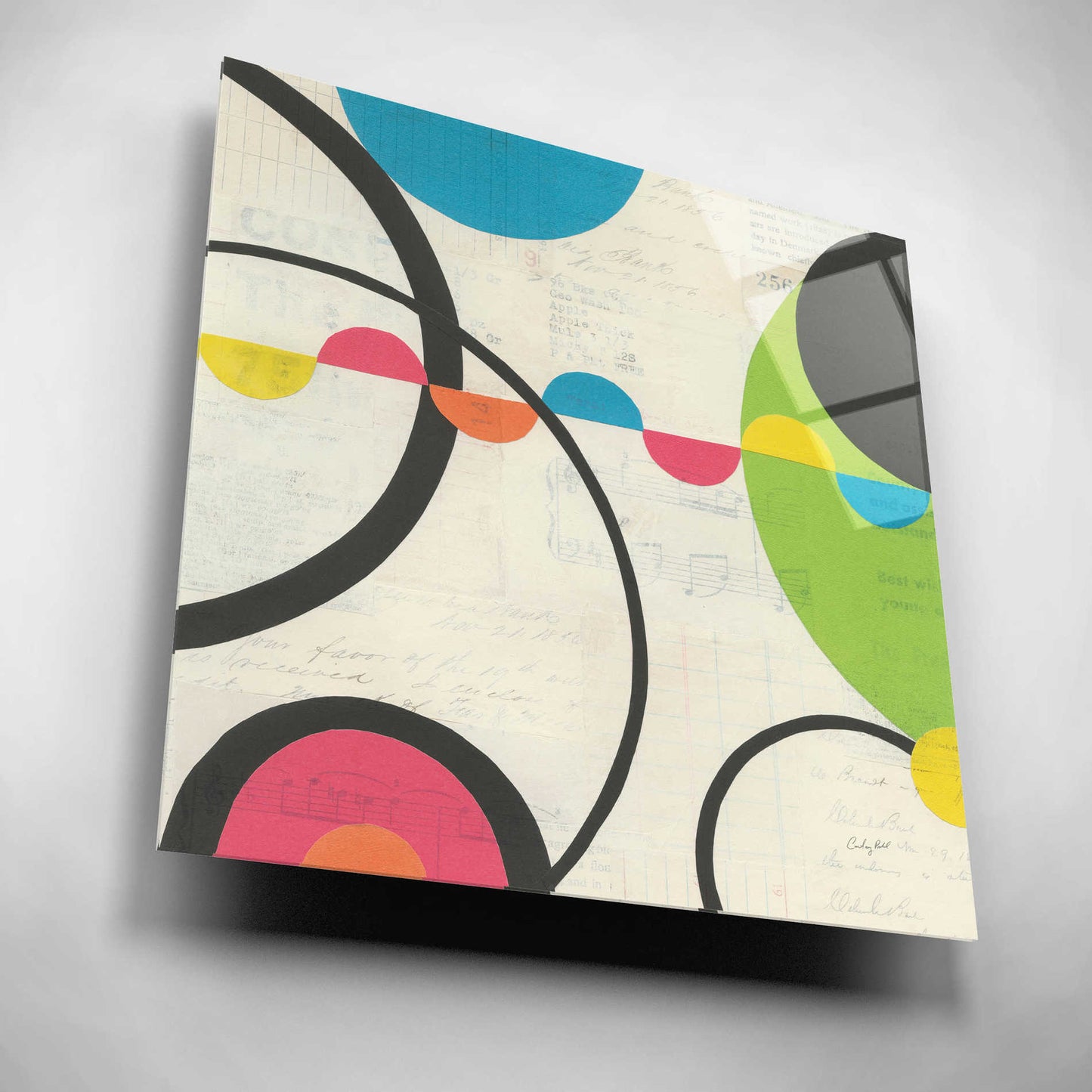 Epic Art 'Roundabout II' by Courtney Prahl, Acrylic Glass Wall Art,12x12