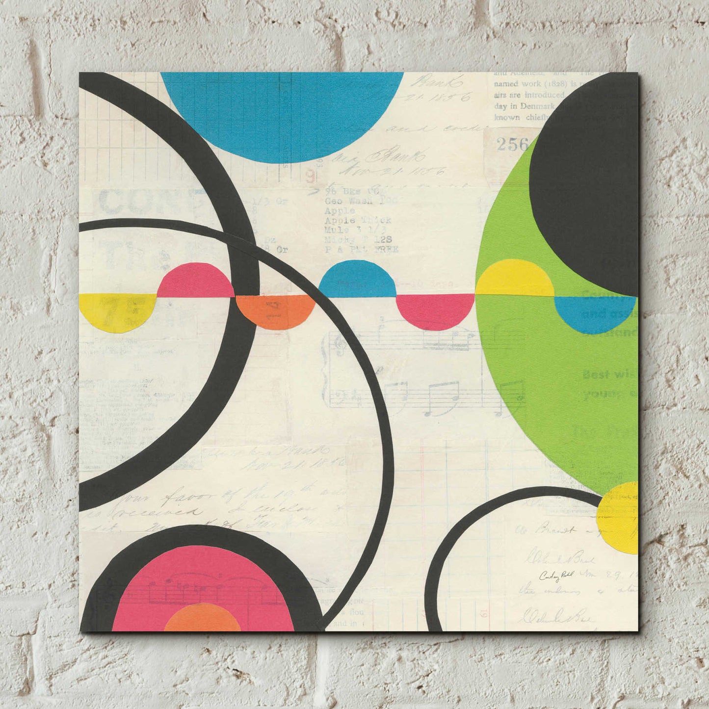 Epic Art 'Roundabout II' by Courtney Prahl, Acrylic Glass Wall Art,12x12