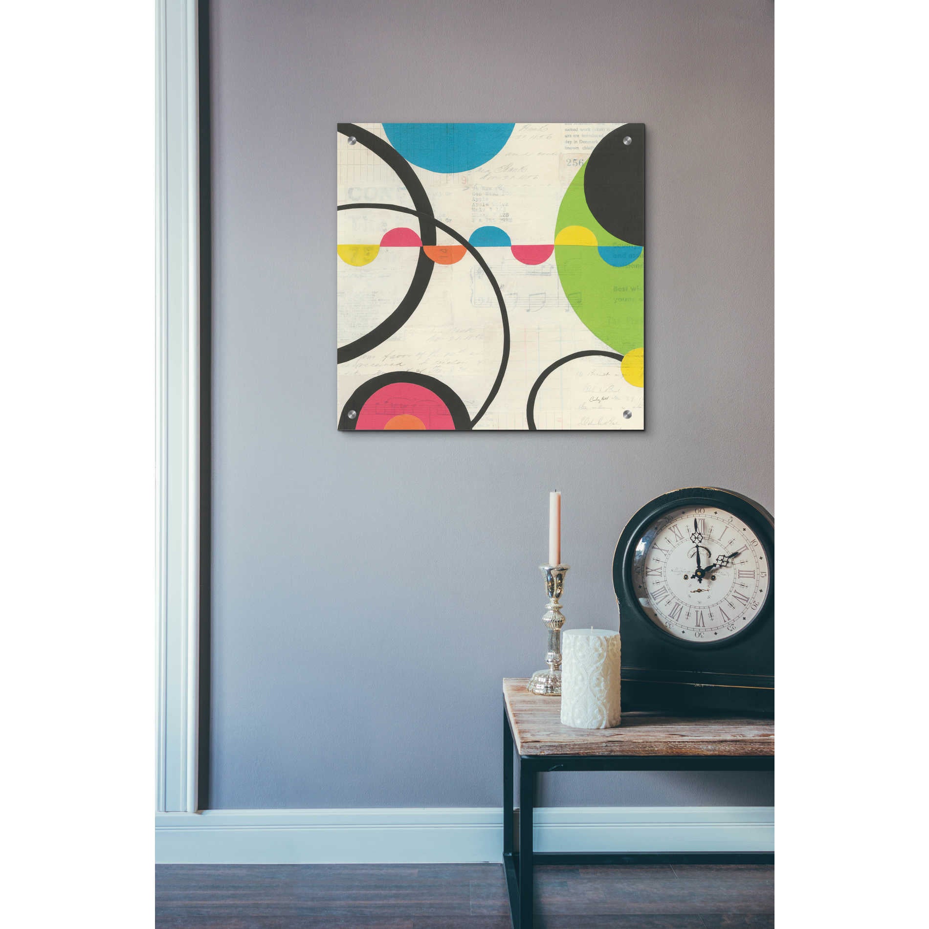 Epic Art 'Roundabout II' by Courtney Prahl, Acrylic Glass Wall Art,24x24