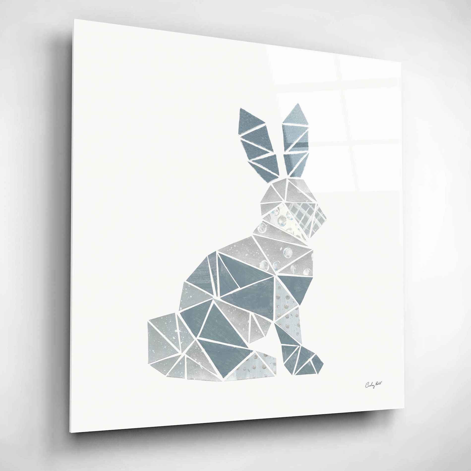 Epic Art 'Geometric Animal III' by Courtney Prahl, Acrylic Glass Wall Art,12x12