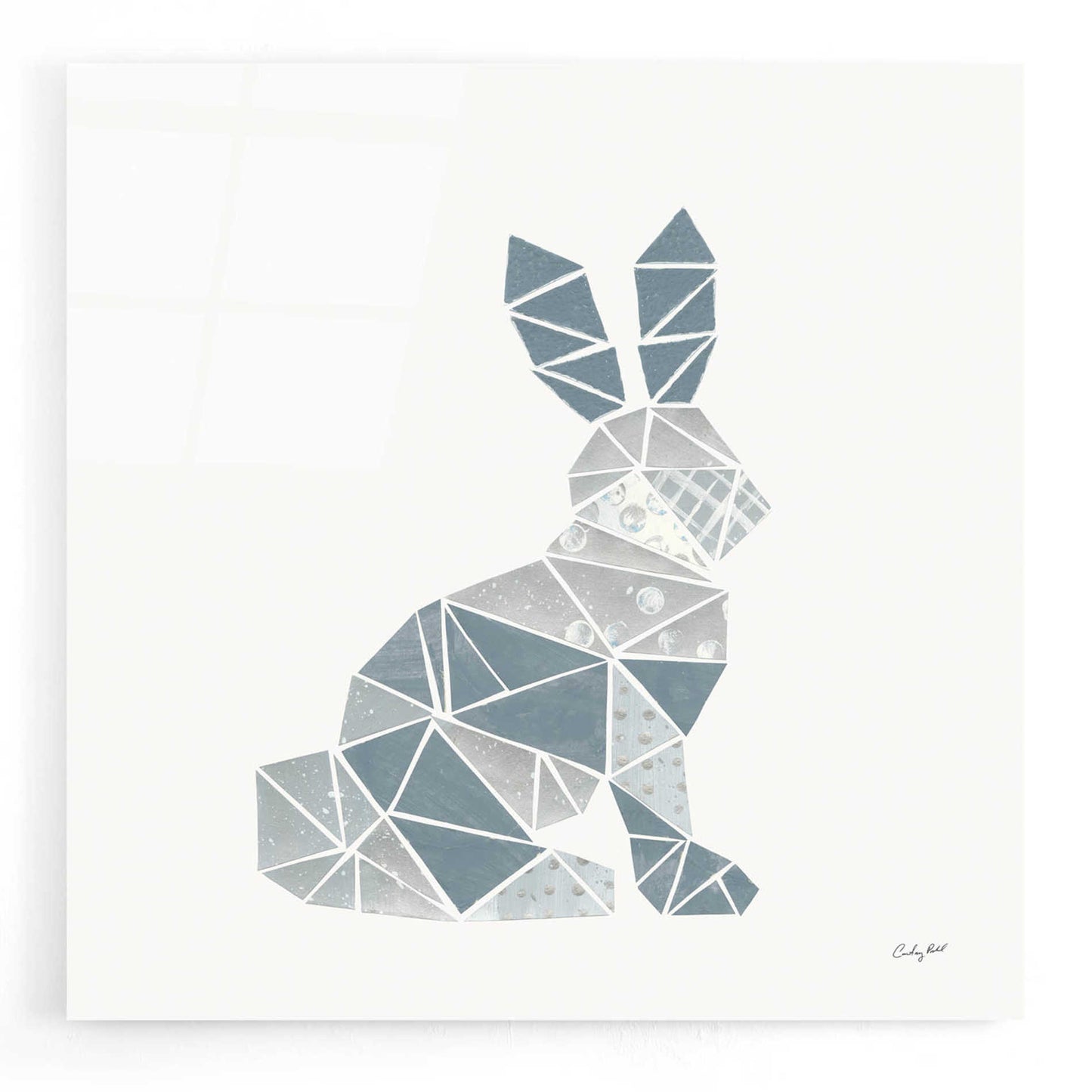 Epic Art 'Geometric Animal III' by Courtney Prahl, Acrylic Glass Wall Art,12x12