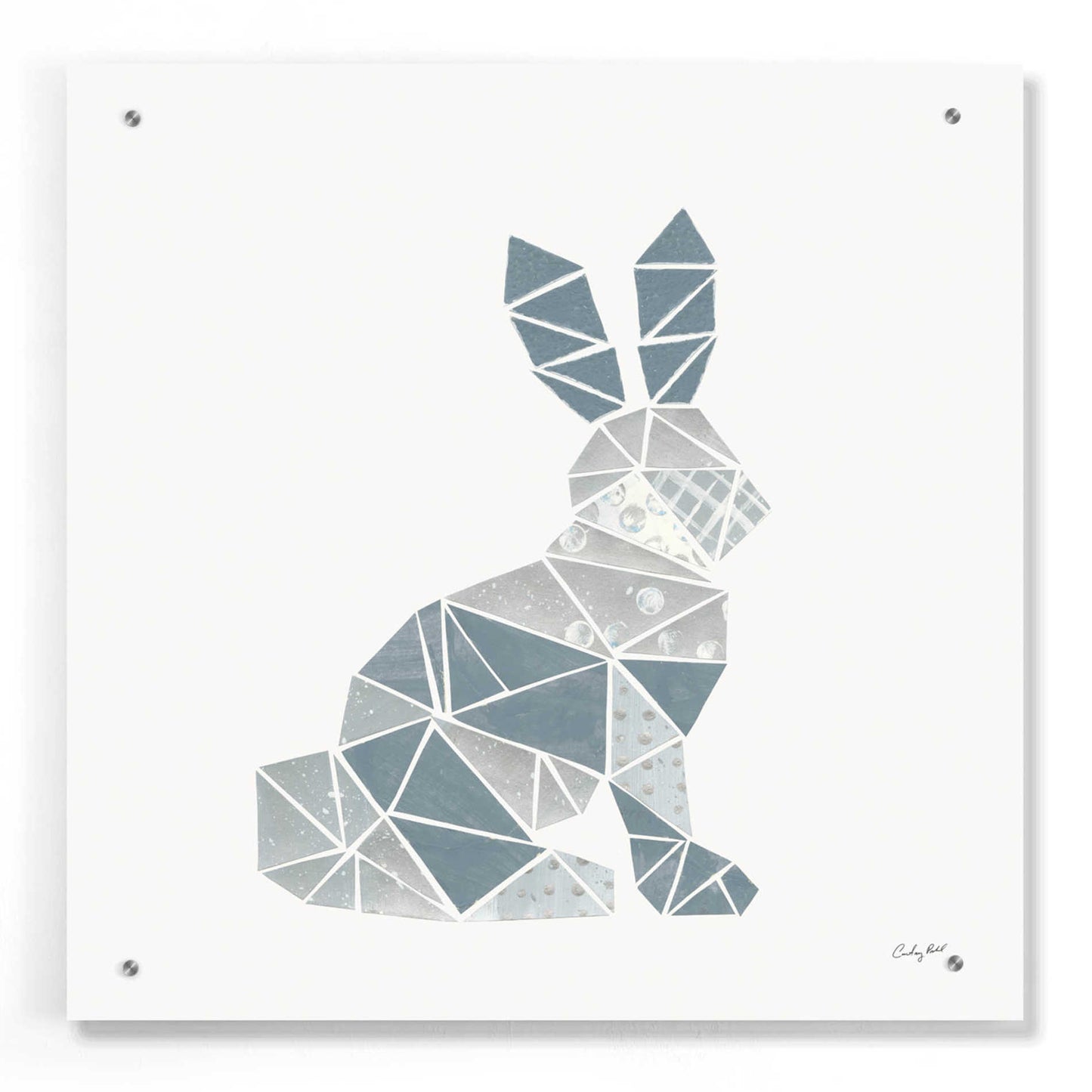 Epic Art 'Geometric Animal III' by Courtney Prahl, Acrylic Glass Wall Art,24x24