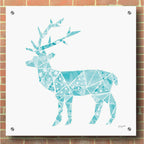 Epic Art 'Geometric Animal IV' by Courtney Prahl, Acrylic Glass Wall Art,36x36