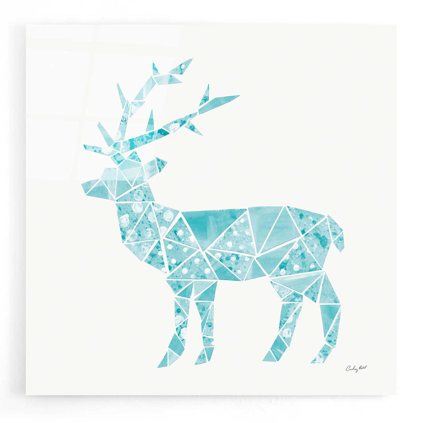 Epic Art 'Geometric Animal IV' by Courtney Prahl, Acrylic Glass Wall Art