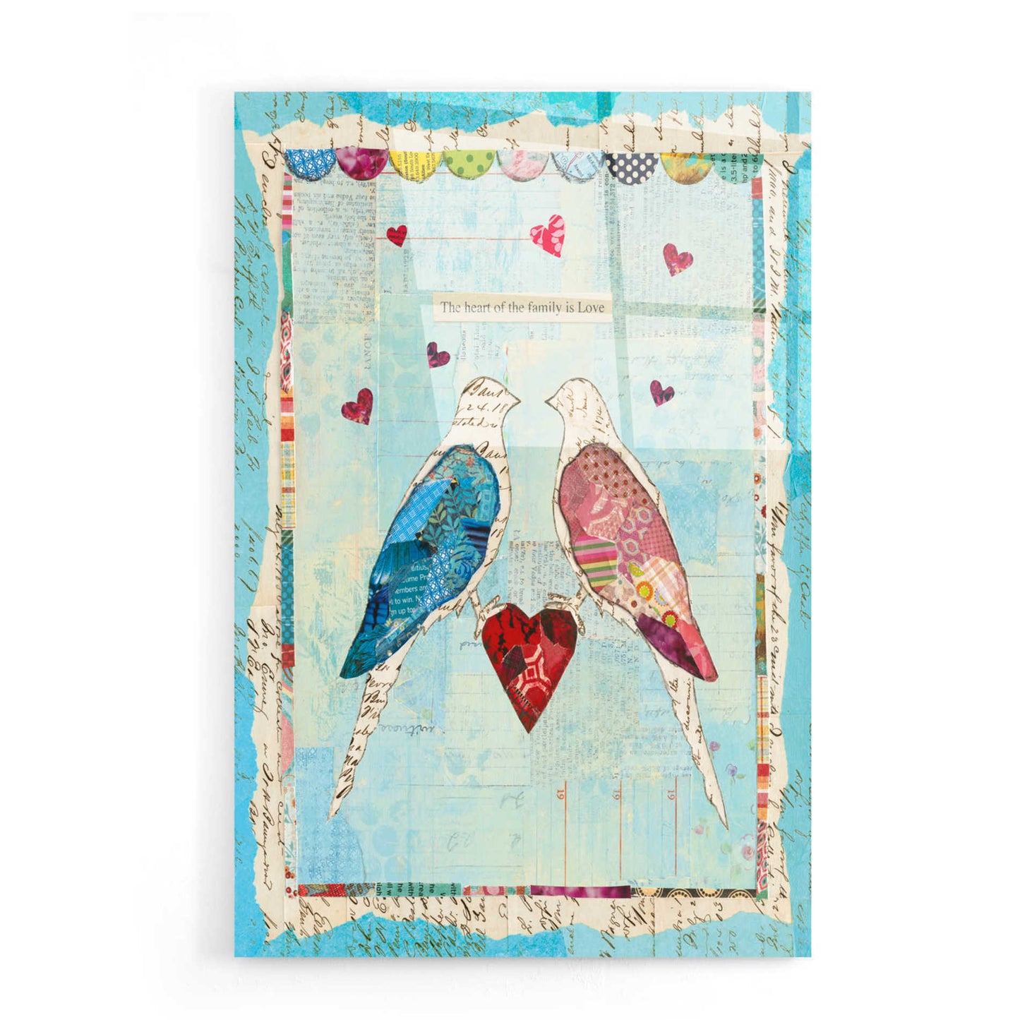 Epic Art 'Love Birds' by Courtney Prahl, Acrylic Glass Wall Art,16x24