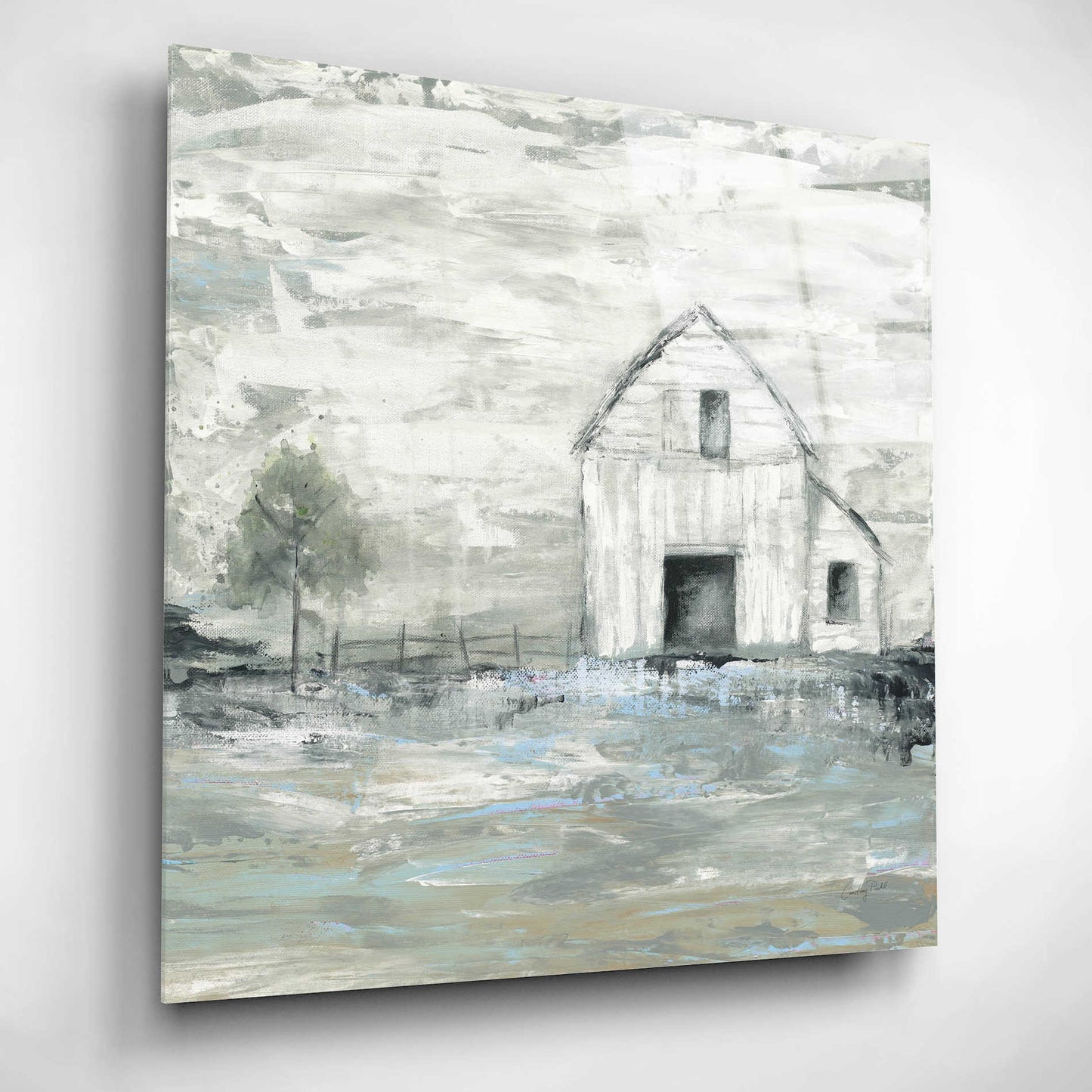 Epic Art 'Iowa Barn II' by Courtney Prahl, Acrylic Glass Wall Art,12x12