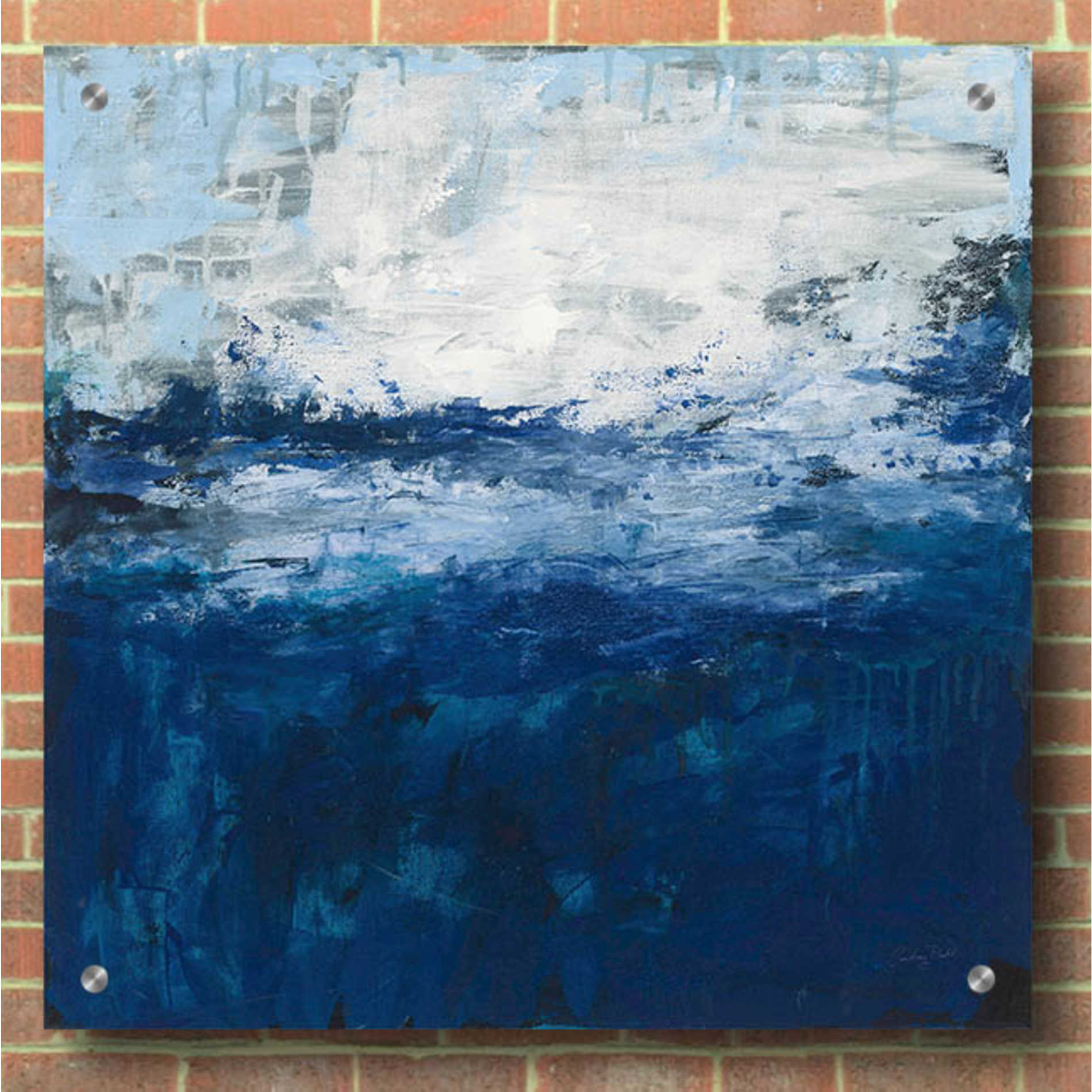 Epic Art 'Seaside Escape I' by Courtney Prahl, Acrylic Glass Wall Art,36x36