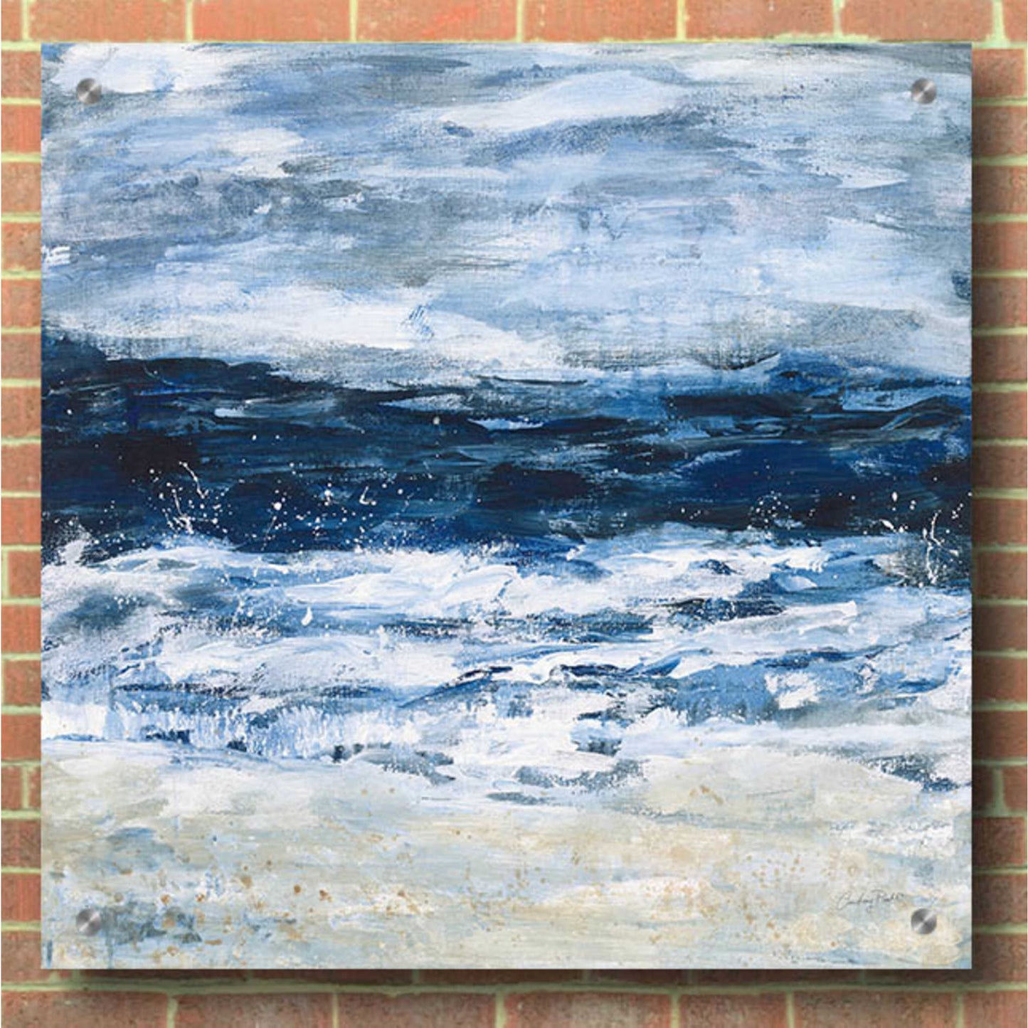 Epic Art 'Seaside Escape II' by Courtney Prahl, Acrylic Glass Wall Art,36x36