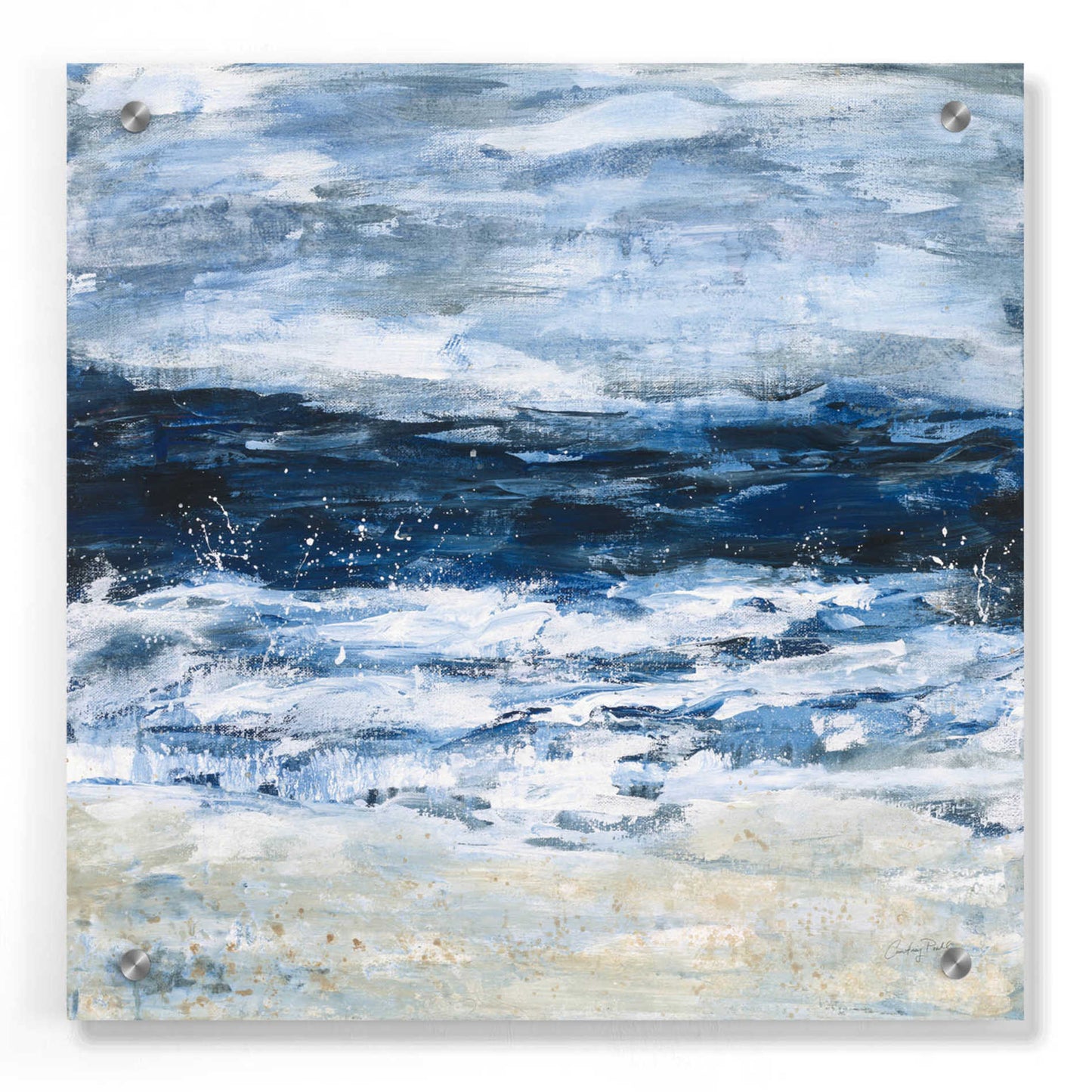 Epic Art 'Seaside Escape II' by Courtney Prahl, Acrylic Glass Wall Art,36x36