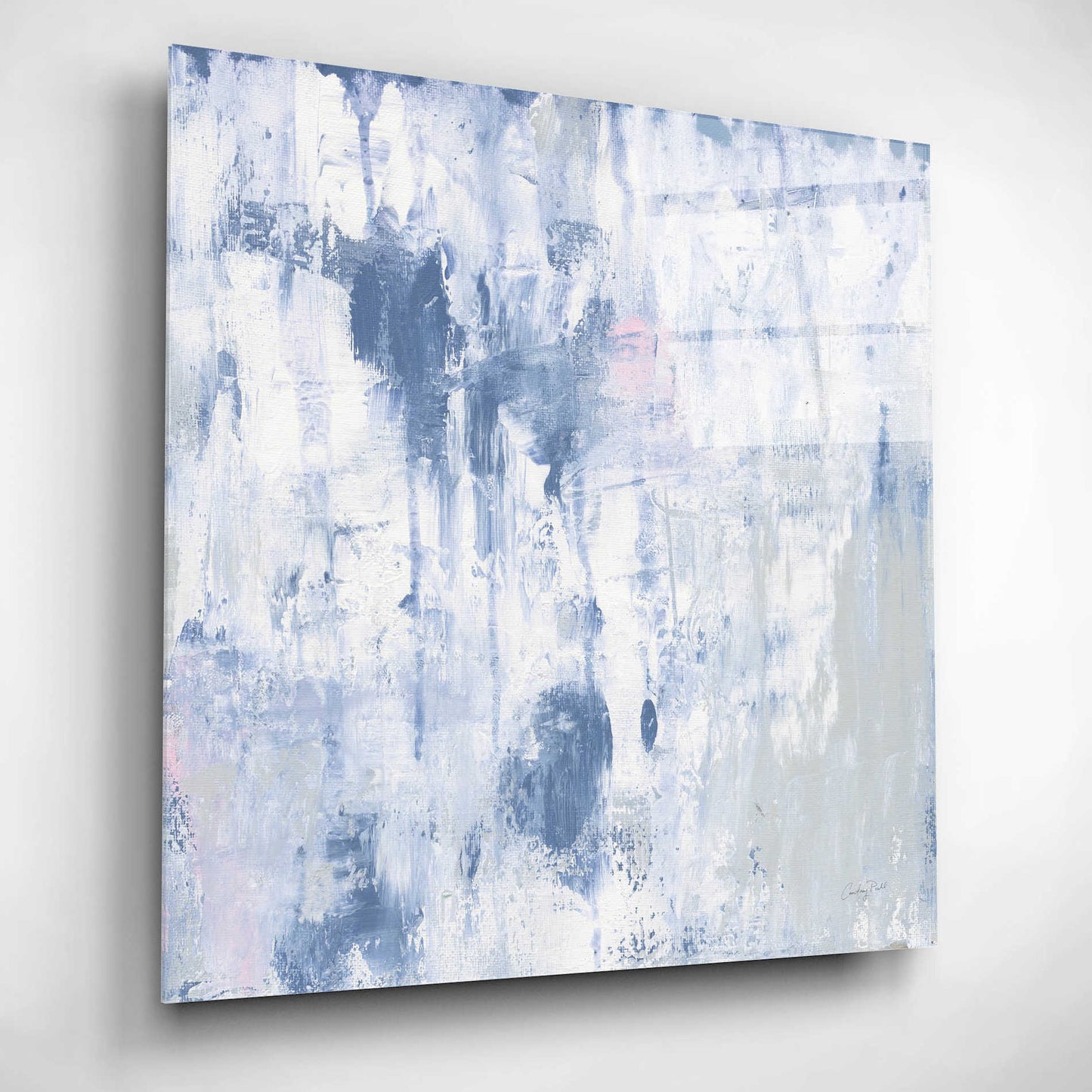 Epic Art 'White Out II' by Courtney Prahl, Acrylic Glass Wall Art,12x12