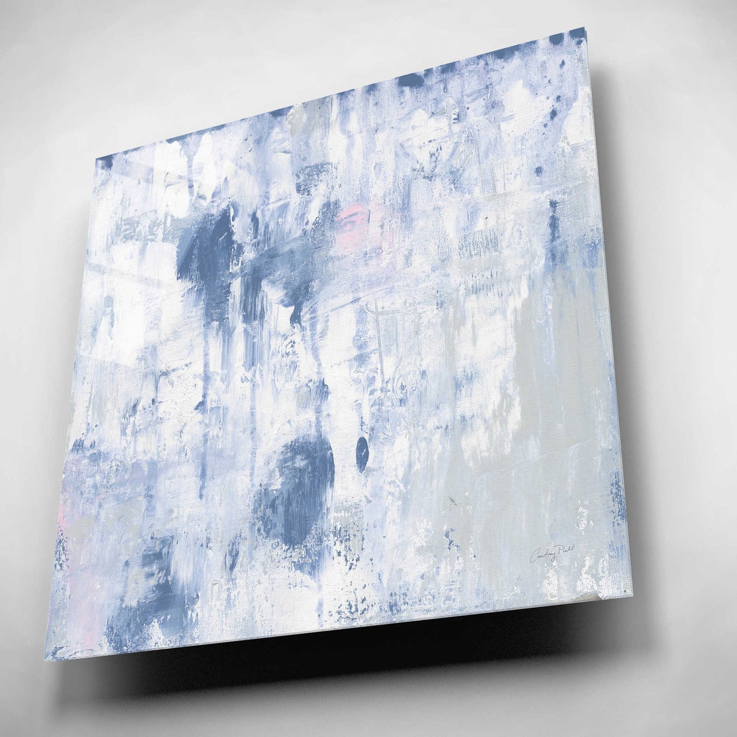 Epic Art 'White Out II' by Courtney Prahl, Acrylic Glass Wall Art,12x12