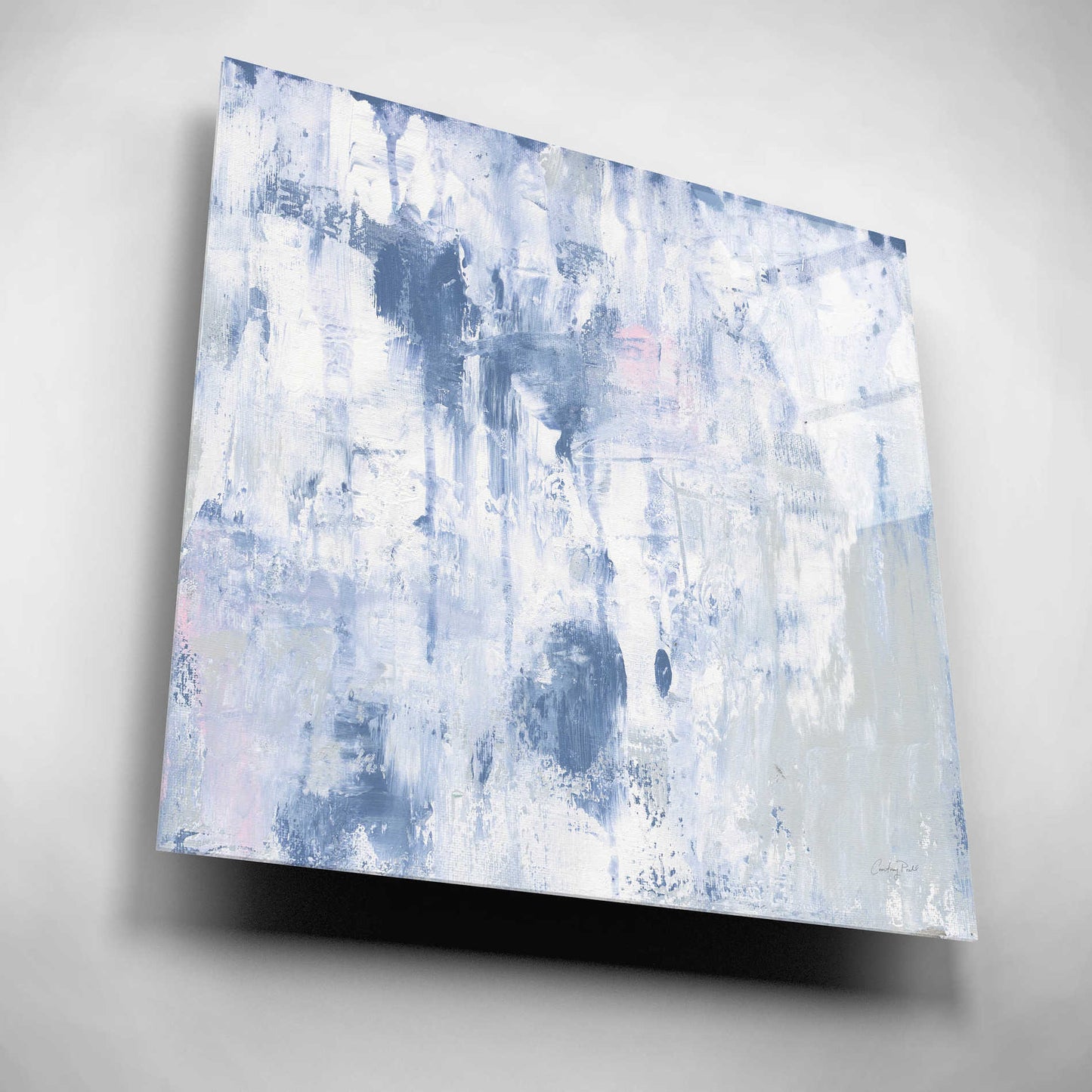 Epic Art 'White Out II' by Courtney Prahl, Acrylic Glass Wall Art,12x12