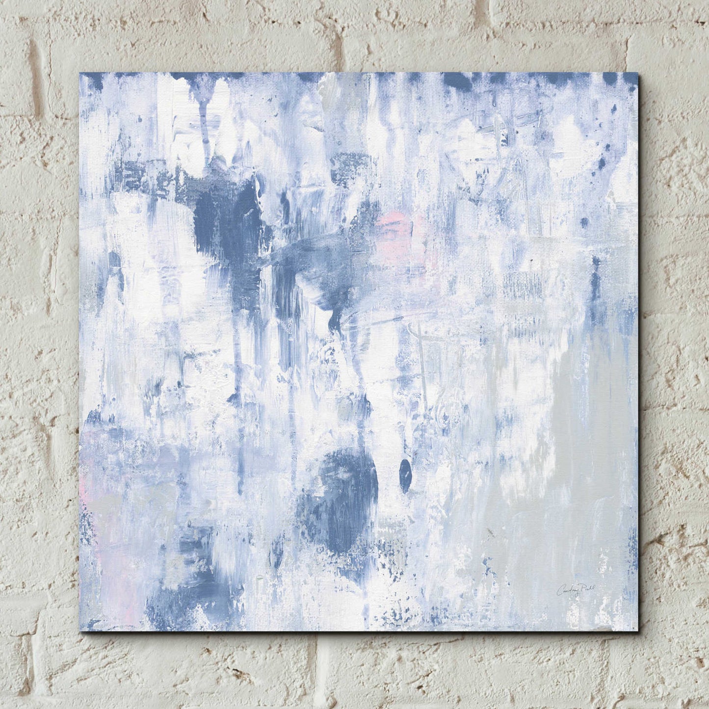 Epic Art 'White Out II' by Courtney Prahl, Acrylic Glass Wall Art,12x12